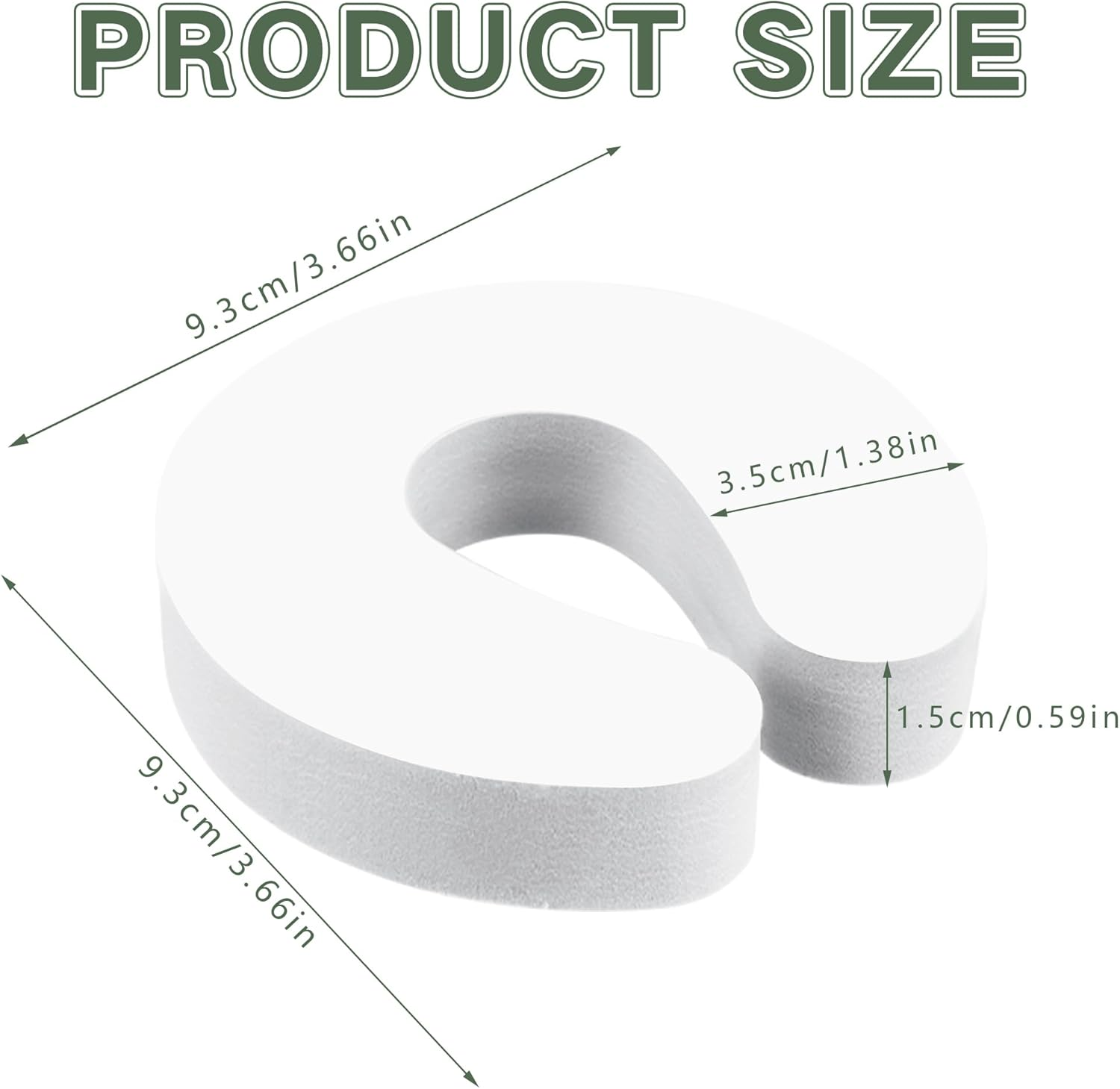 6 Pack Door Finger Pinch Guard, anti Door Slam Stopper, Cat Toddler Door Stopper, Foam Baby Child Proof Door Stopper, Baby Proofing Doors to Keep Door Open Stop Door from Slamming image number 6