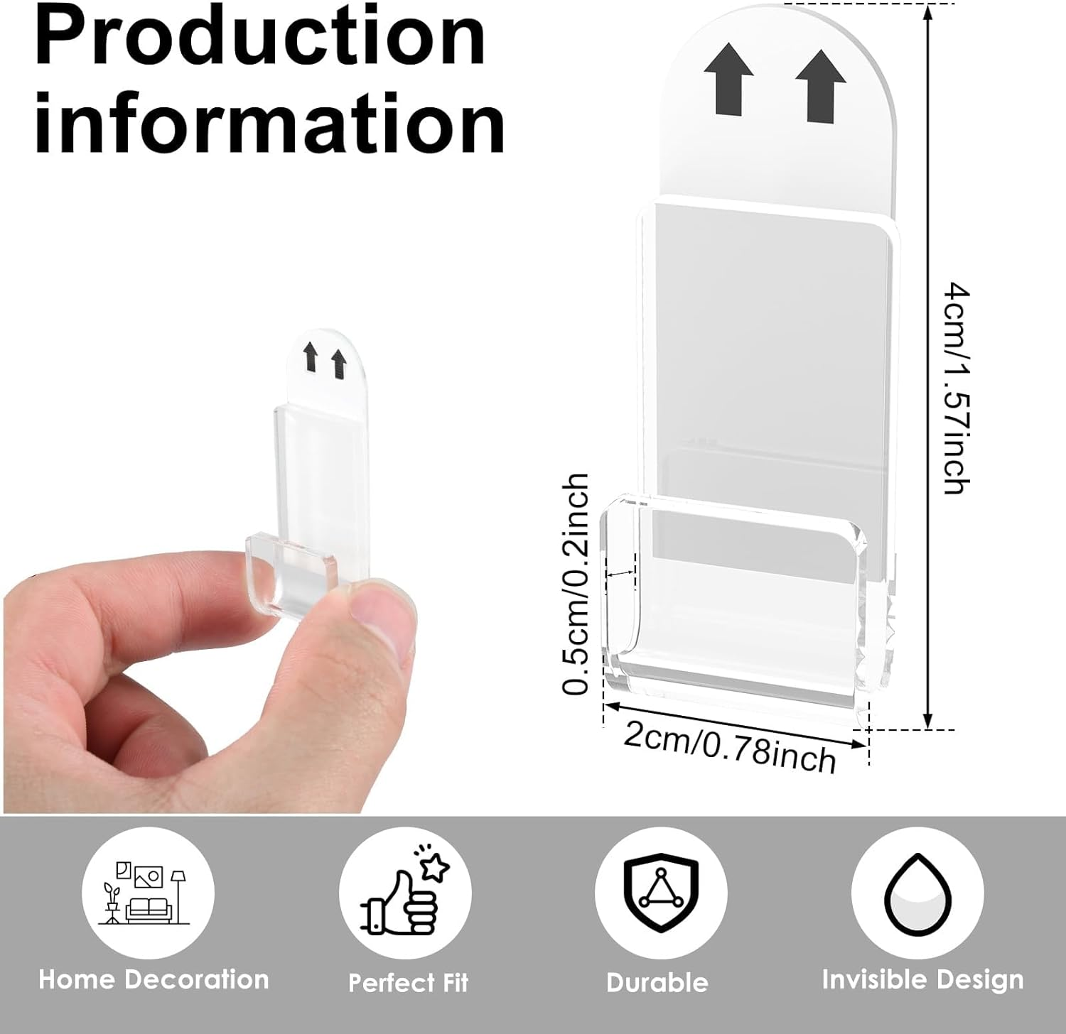 XICEN Vinyl Record Shelf Wall Mount, 12 PCS Clear Acrylic Album Record Holder Display, Kids Bookshelf, Floating Wall Shelves for Bathroom, Bedroom, Living Room, Kitchen - Clear image number 3