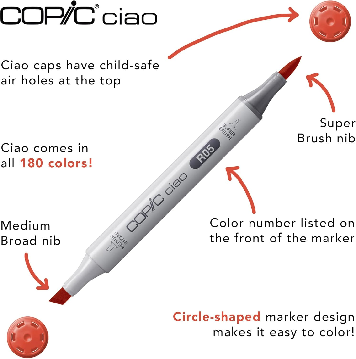 Copic Ciao Markers 24Pc Basic Set image number 5