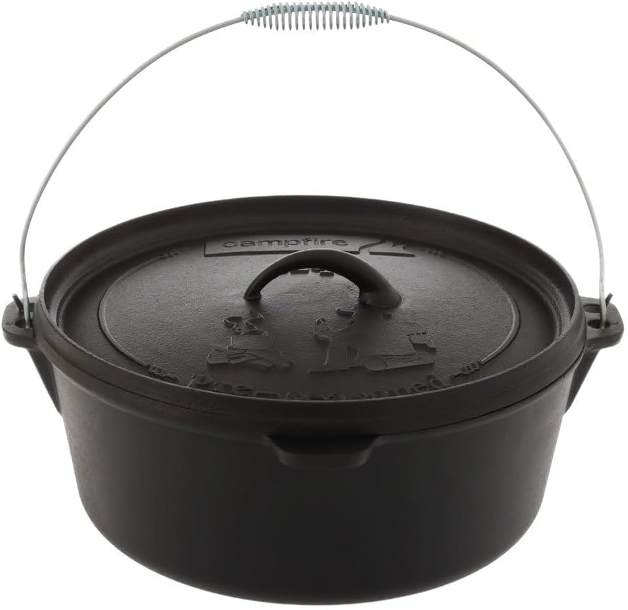 Campfire Pre-Seasoned Camp Dutch Oven, 12 Quart Capacity image number 6
