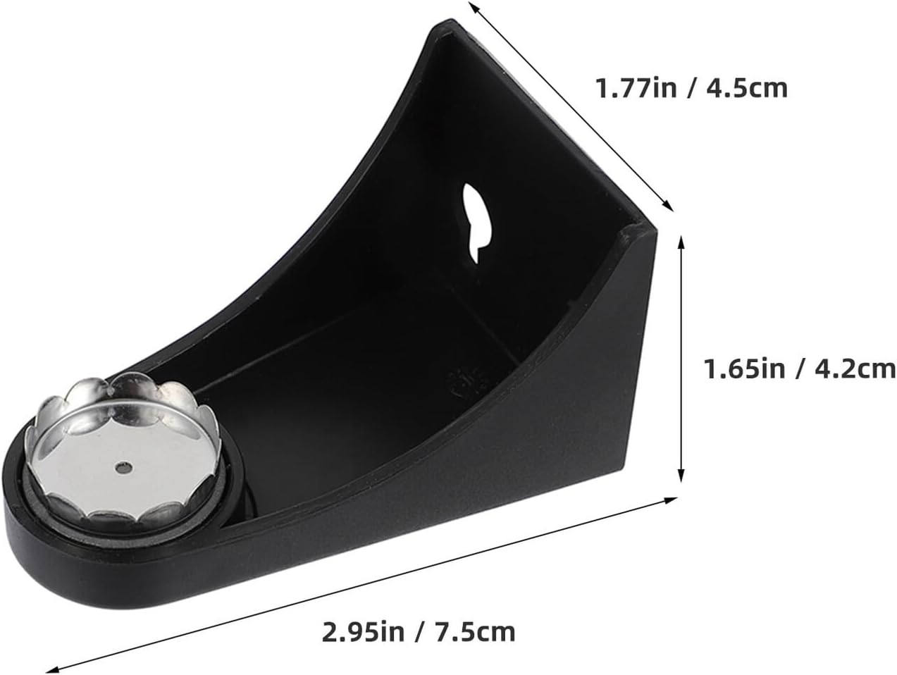 Magnetic Soap Holder Wall Mounted Bathroom Soap Rack Black Magnetic Attachment 2Pcs for Shower Use image number 3