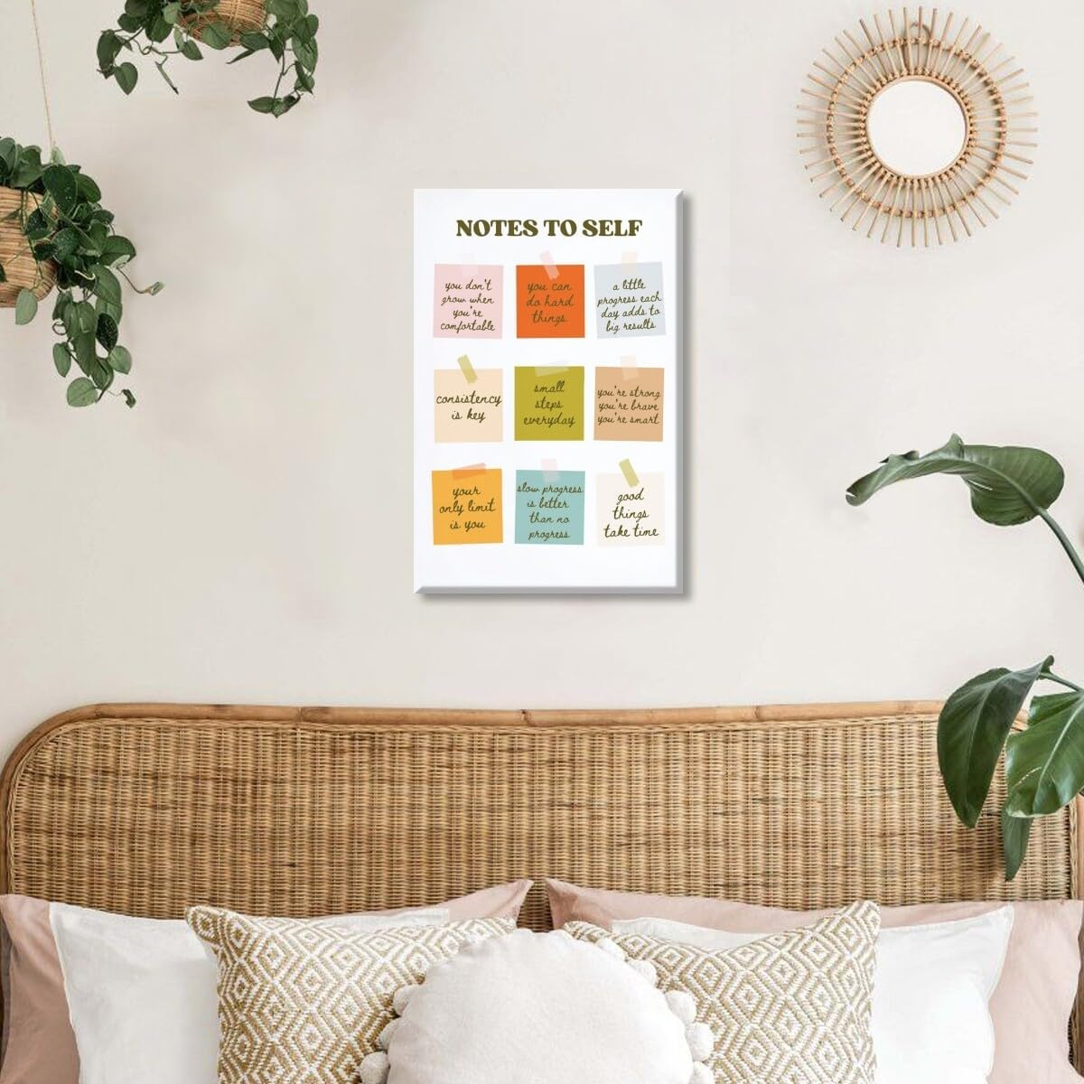 Artellix Inspirational Positive Posters Uplifting Saying Wall Art Notes to Self Motivational Quotes Prints Mental Health Artwork for Teen Room Office Dorm Bedroom Decor 8X12Inch Unframed image number 6