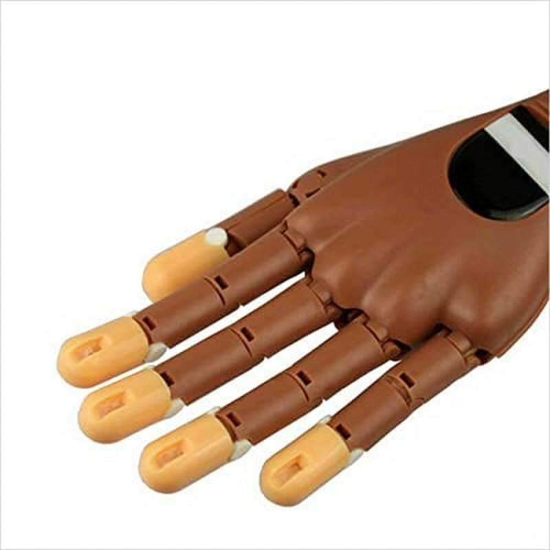 Flexible Nail Art Practice Training Model Trainer Hand Refit Replace Tip (Nail Trainer a + 100 False Nail Tips) image number 1