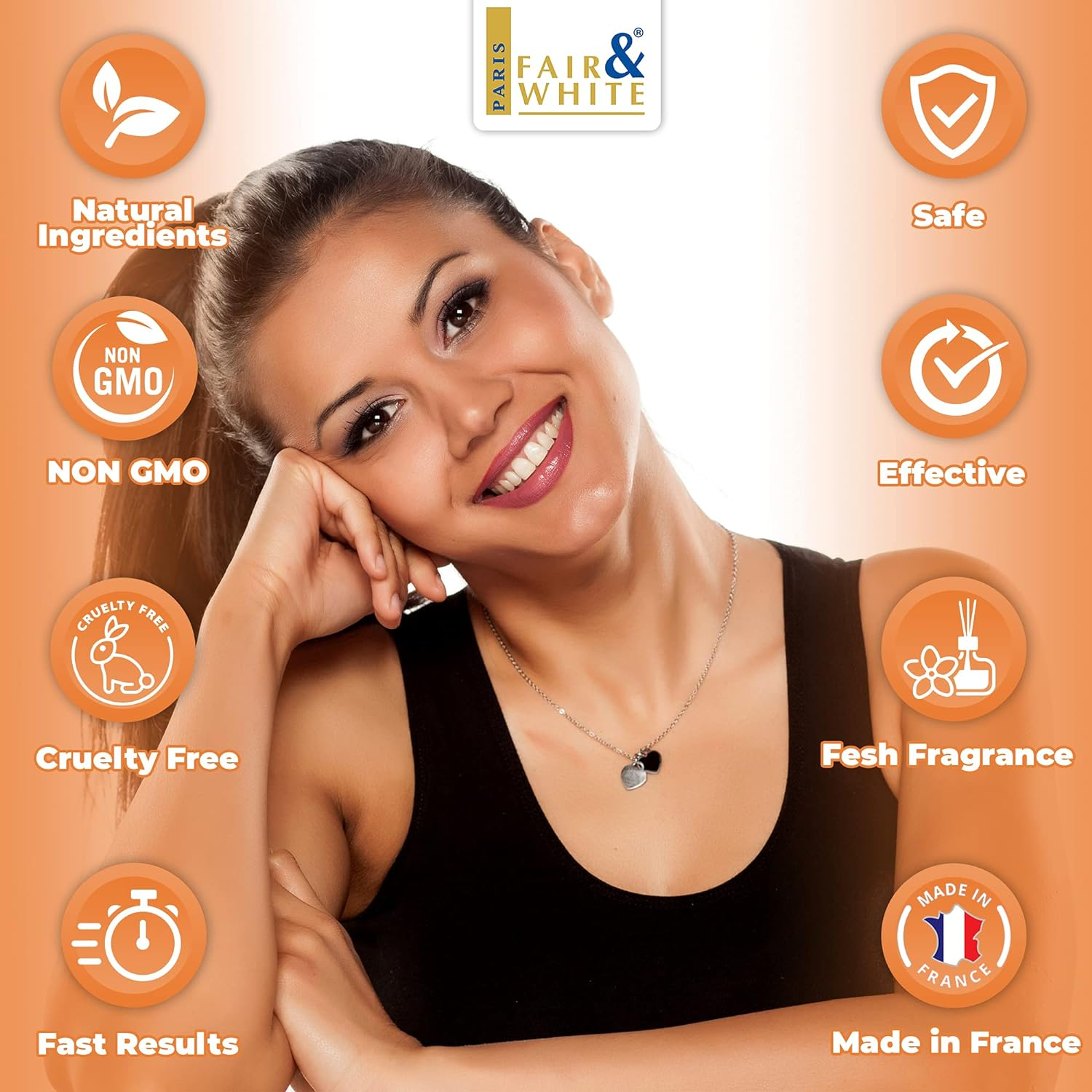 FAIR & WHITE Original Exfoliating Soap - Repairing & Nourishing, 200G / 7Oz with Carrot Oil image number 4