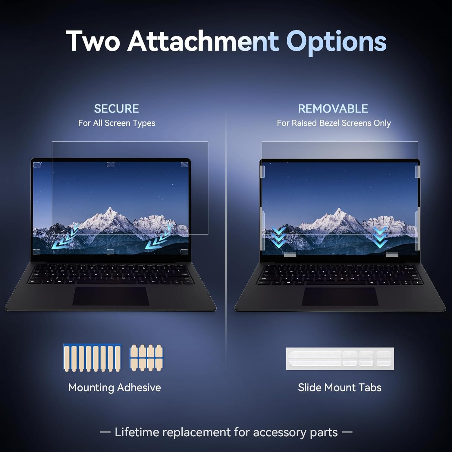 Laptop Privacy Screen 15.6 Inch Aspect 16:9, Removable anti Glare Blue Light Protector Filter, 15.6 in Computer Screen Privacy Shield Compatible with Lenovo Hp Dell Acer Asus Thinkpad Envy Xps