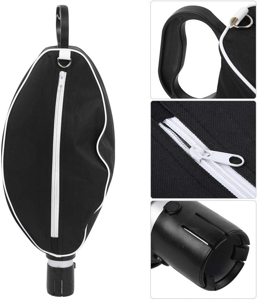 Golf Ball Shag Bag, Telescopic Aluminium Tube Golf Ball Shag Bag, Retriever Pick up 80 Balls Holder Collector, Waterproof Wear Resistant Golf Ball Shagger for Outdoor Sports Supplies image number 5