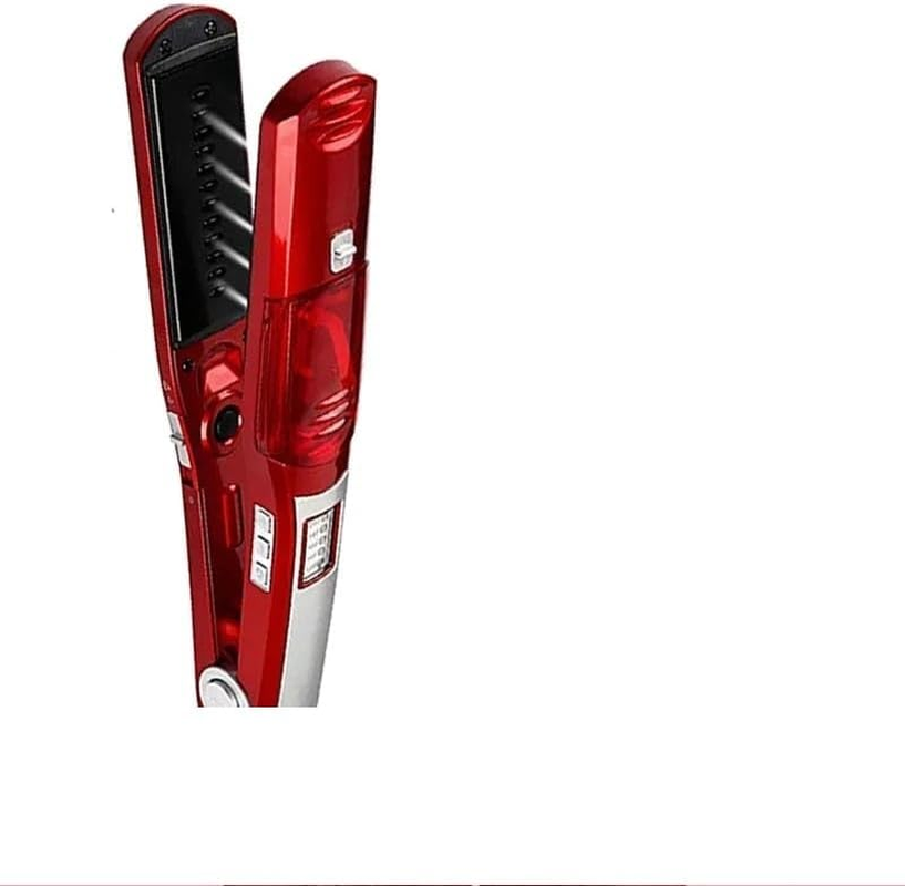 Steam Iron Hair Straightener Flat Iron Ceramic Professional Hair Straightener Culer Salon Steam Hair Iron image number 3