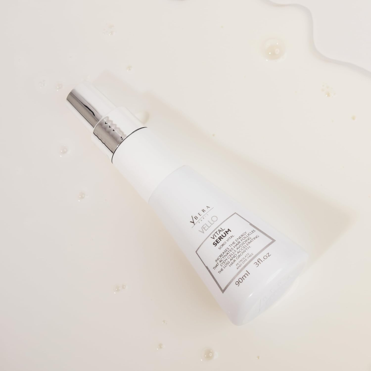 YBERA PARIS Vello Vital Serum | Combats Hair Loss | Restores Vitality | Accelerate Hair Growth | Ideal for Men and Women with Capillary Atrophy | 3 Oz image number 3