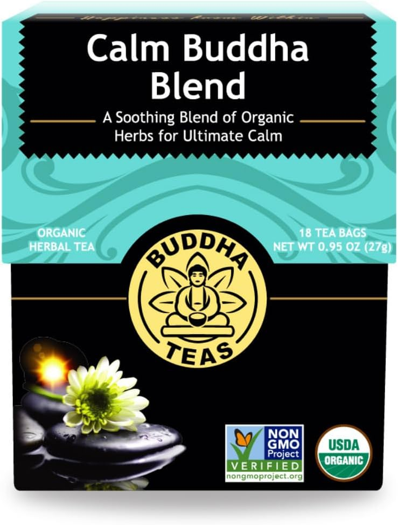 Buddha Teas Calming Buddha Blend Herbal Tea 18 Teabags image number 1