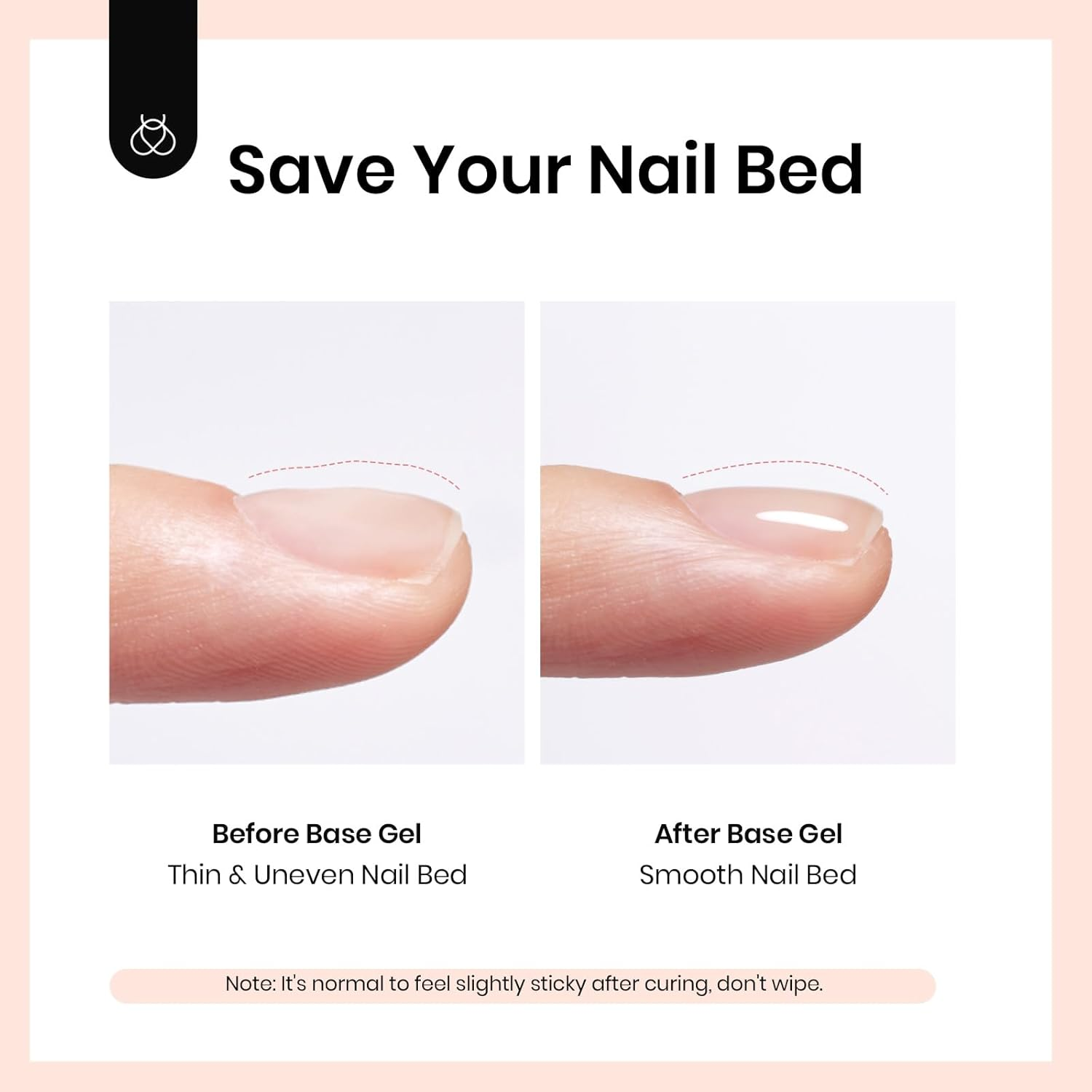 Beetles Gel Polish Peel off Base Gel, 15Ml Peel off Gel Base Coat for Gel Nail Polish Soak off UV LED Nail Lamp Peelable Base Gel No Filing Soaking-Off Needed DIY Home and Nail Salon image number 3