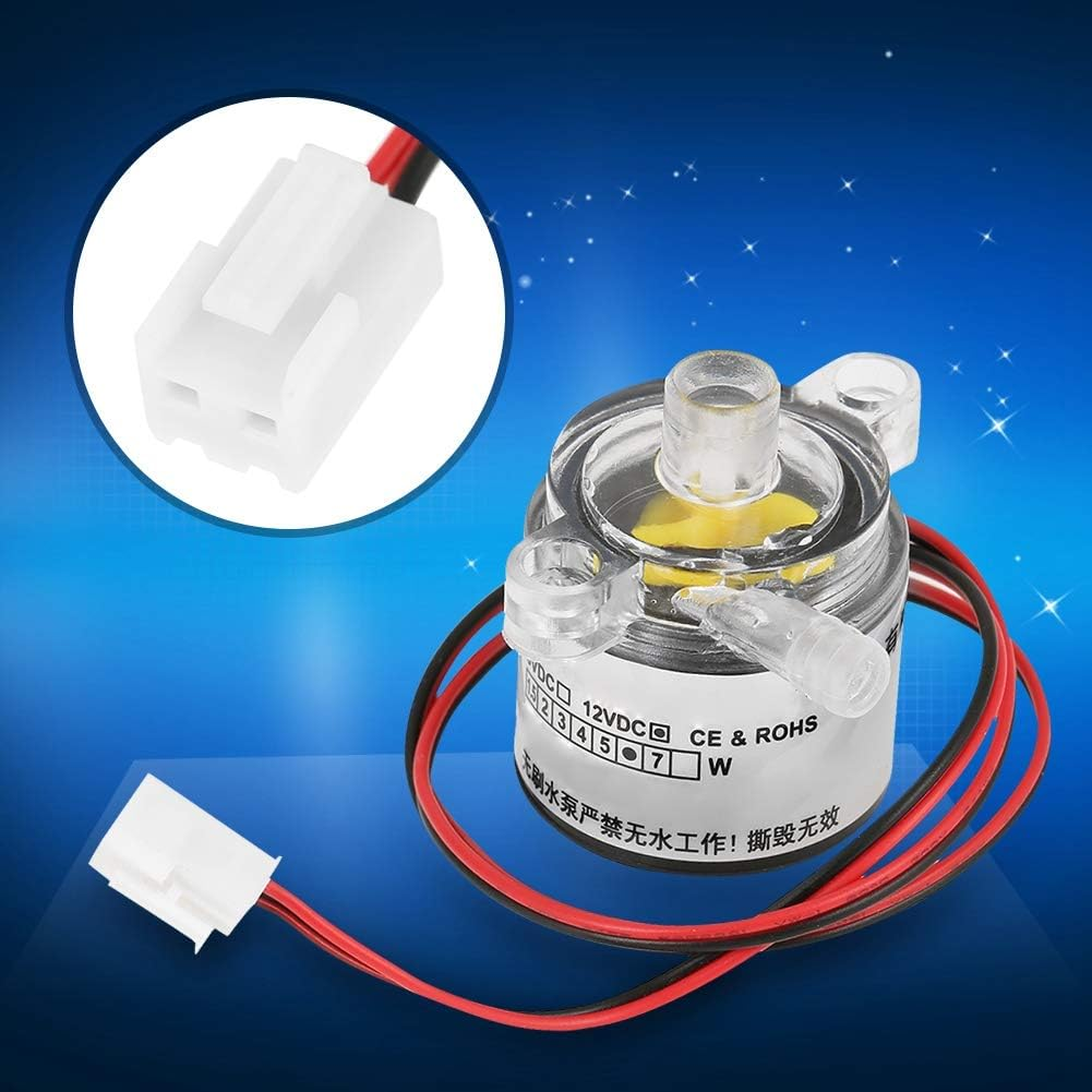 Pump, 1Pc Mini 12V DC 6W Food Grade Submersible Brushless 2L/Min Pneumatic Flow Control Submersible Pump image number 6