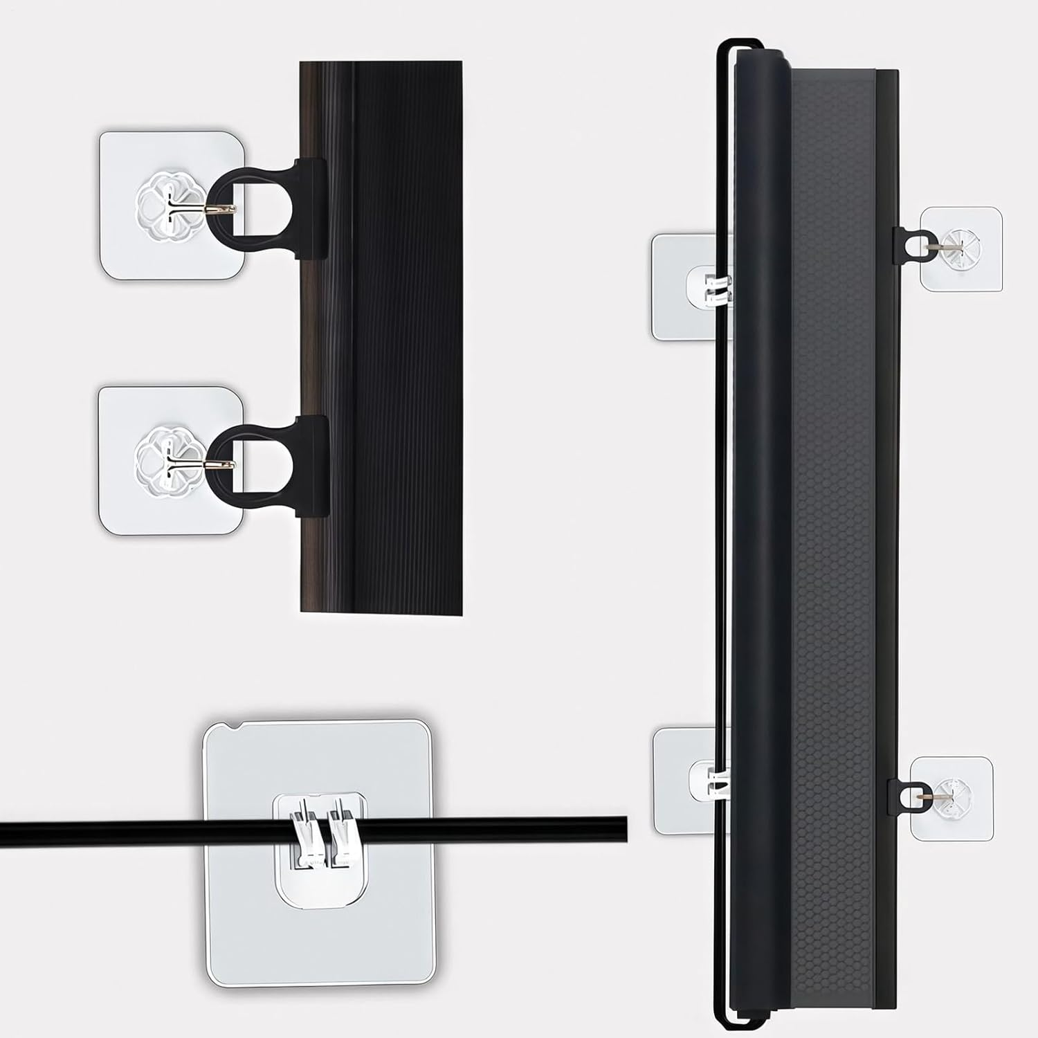 Lmyit Mesh Gate for Doorway | Extendable anti Dog Jumping Screen No Drill Gate,Protective Barrier Mesh Screen for Balcony Hallways Garage Doorways Porch image number 4