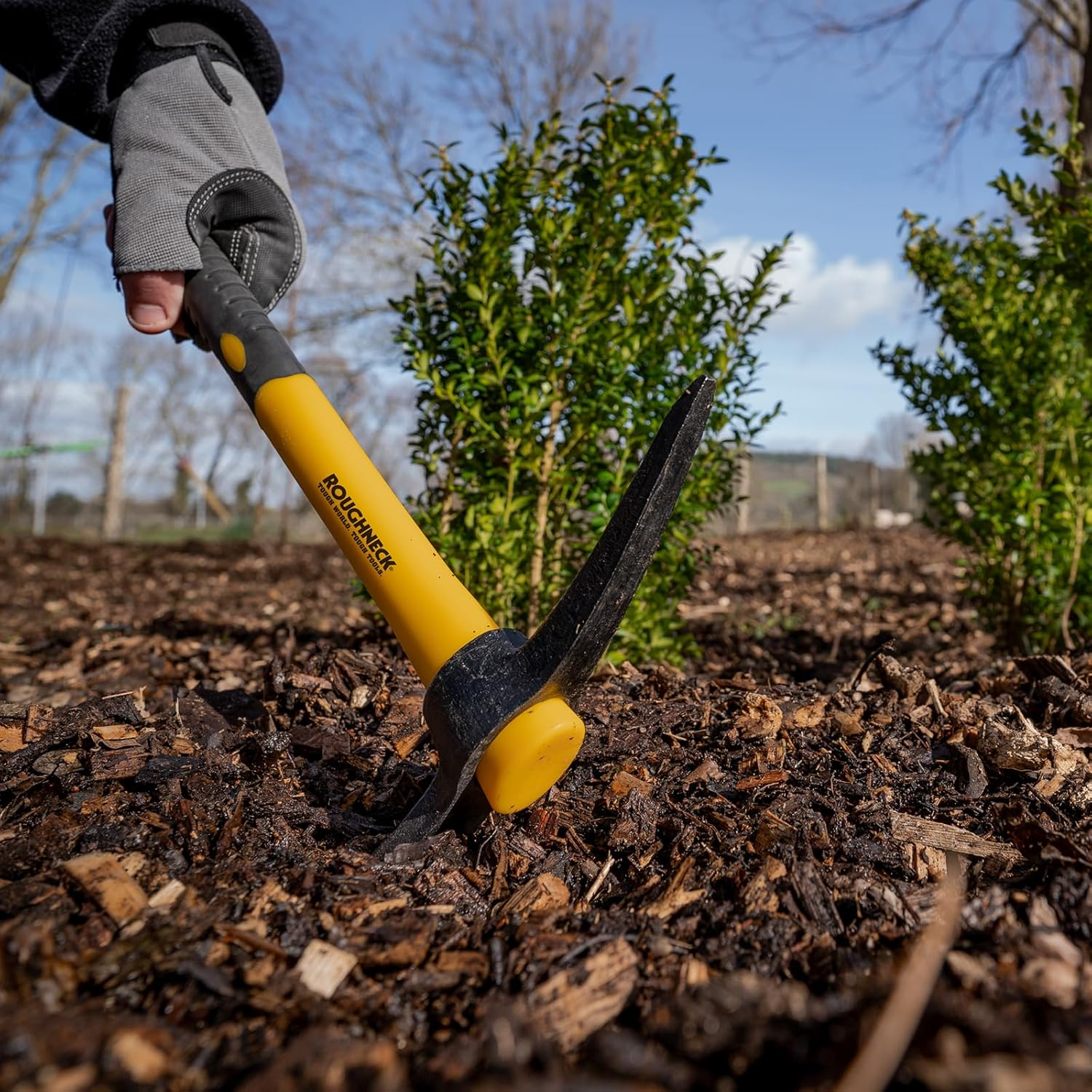 Roughneck ROU64011 Micro Pick Mattock with Fibreglass Handle, Multi, 1 - Pack image number 5