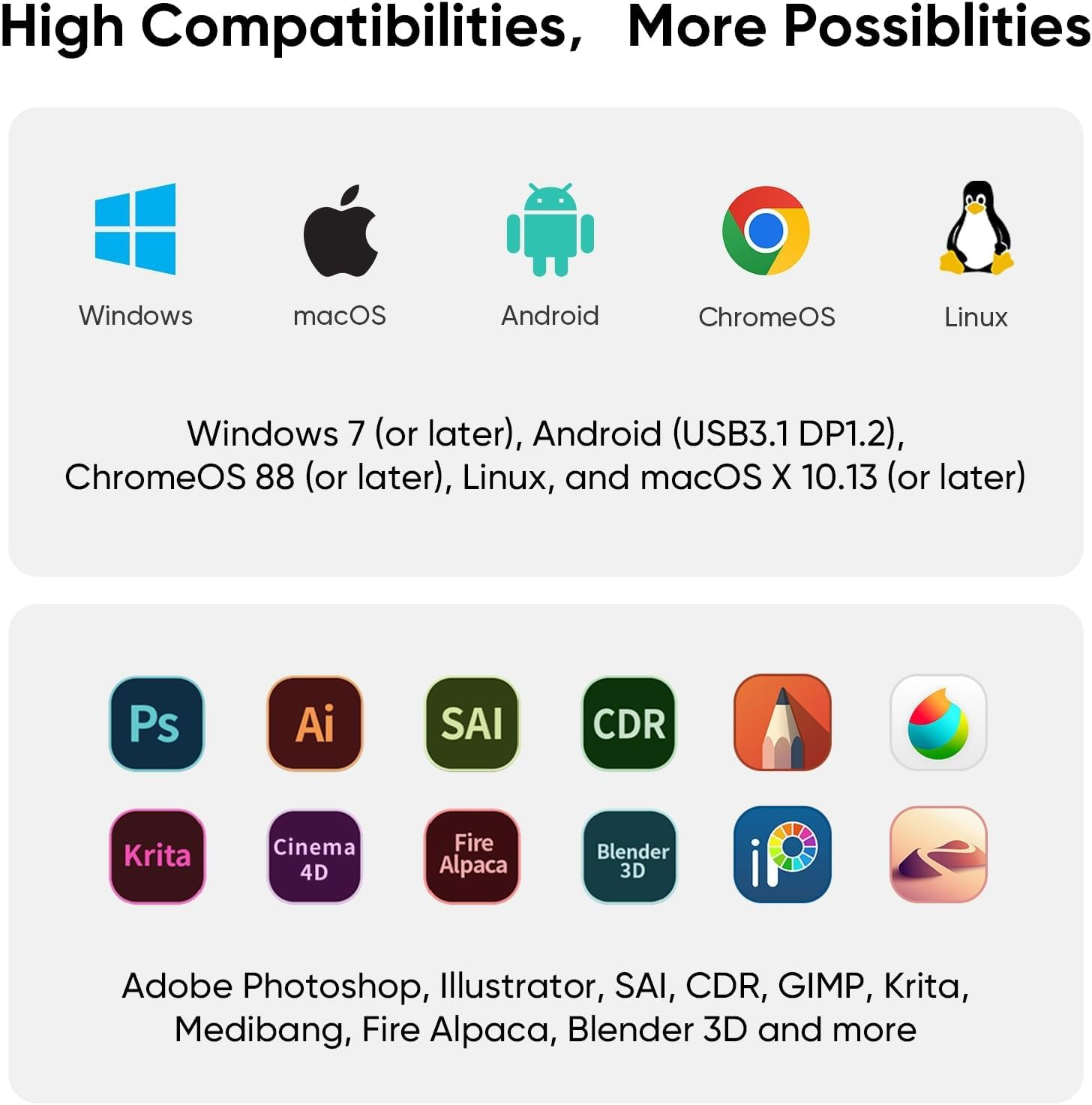 Xppen Upgraded Artist13.3 Pro V2 Drawing Tablet with Screen, 16384 Pen Pressure X3 Pro Stylus Pen Display, 99% Srgb Full-Laminated AG Screen Graphic Tablet with Stand, Red Dial, 8 Shortcut Keys 13.3" image number 3