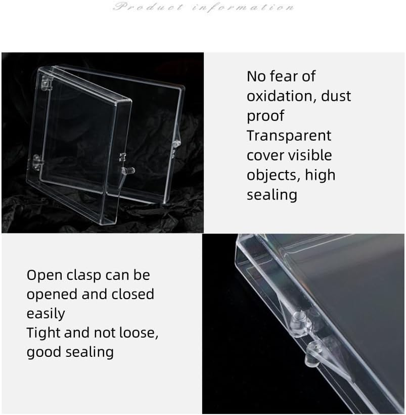 Fabselection Nail Art Storage Box, 12 PCS Display Shelf Display Shelves Fake Nails Clear Display Stand Nail Tip Case Holder Nail Art Container Fake Nail Container Nail Salon Supplies image number 5