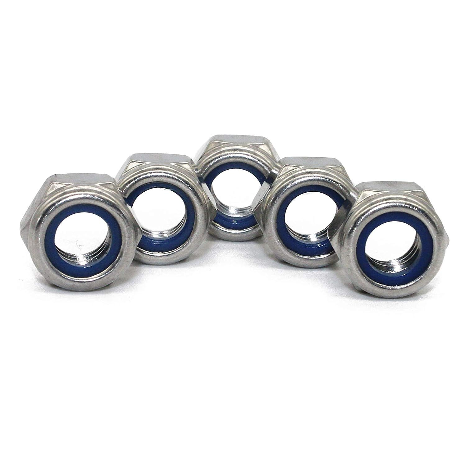 Locking Nuts M5 DIN 985 V2A Stainless Steel Clamping Nuts Stop Nuts Pack of 100