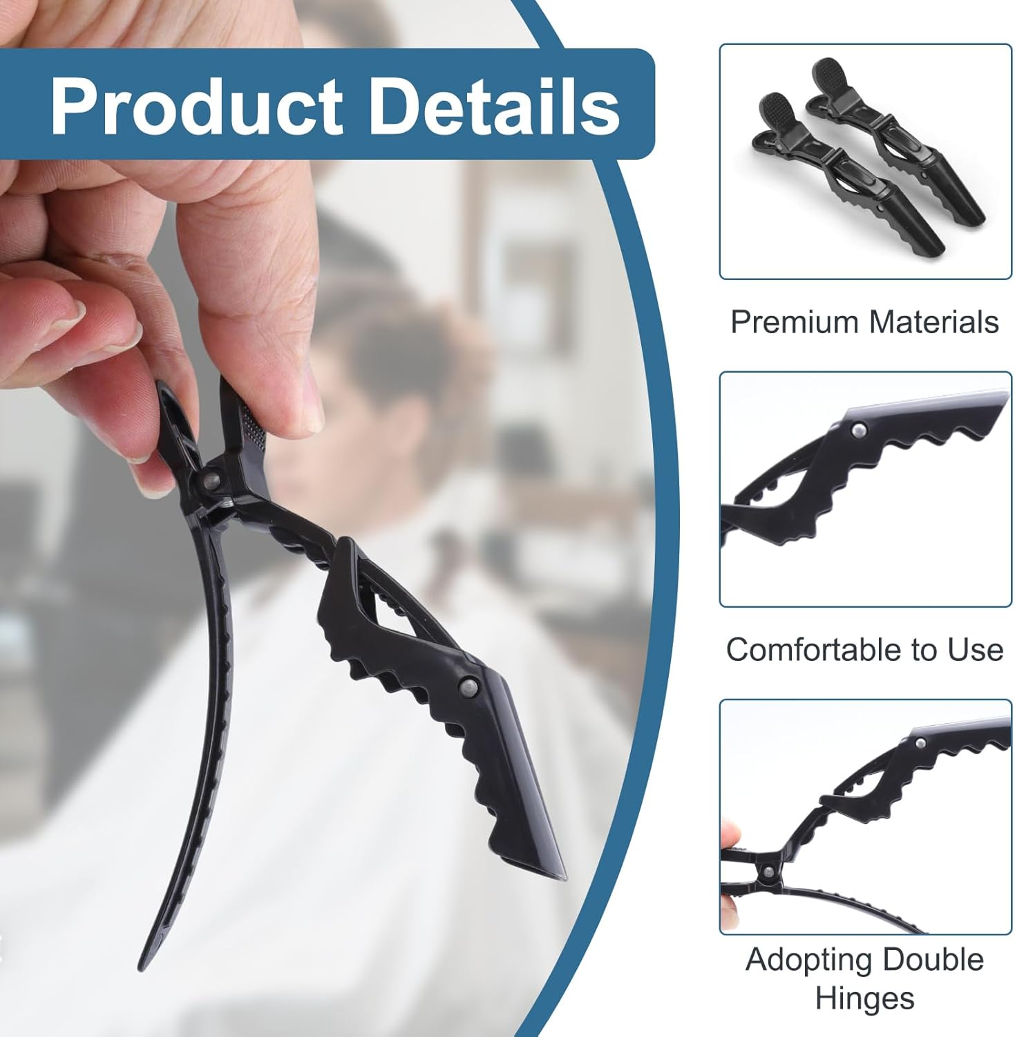 Teccfly Hair Coloring Kit, 6-Piece Hair Dye Mixing Bowl Kit with Applicator Dye & Comb, Mixing Bowl Tint Tool Earmuffs Salon Hair Clips &ndash; Ideal for Home & Salon Hair Coloring​