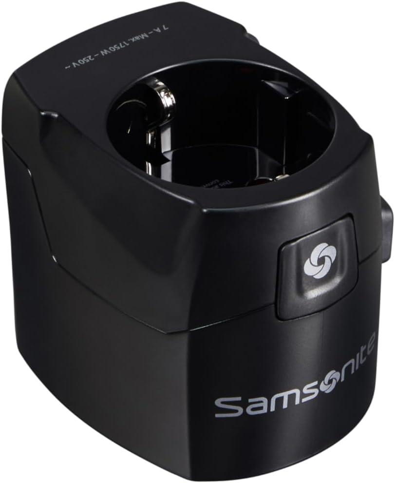 Samsonite Travel Accessories - World Adaptor Pro 3-P+USB, Black, Black (Black), Travel Bottles & Containers image number 4