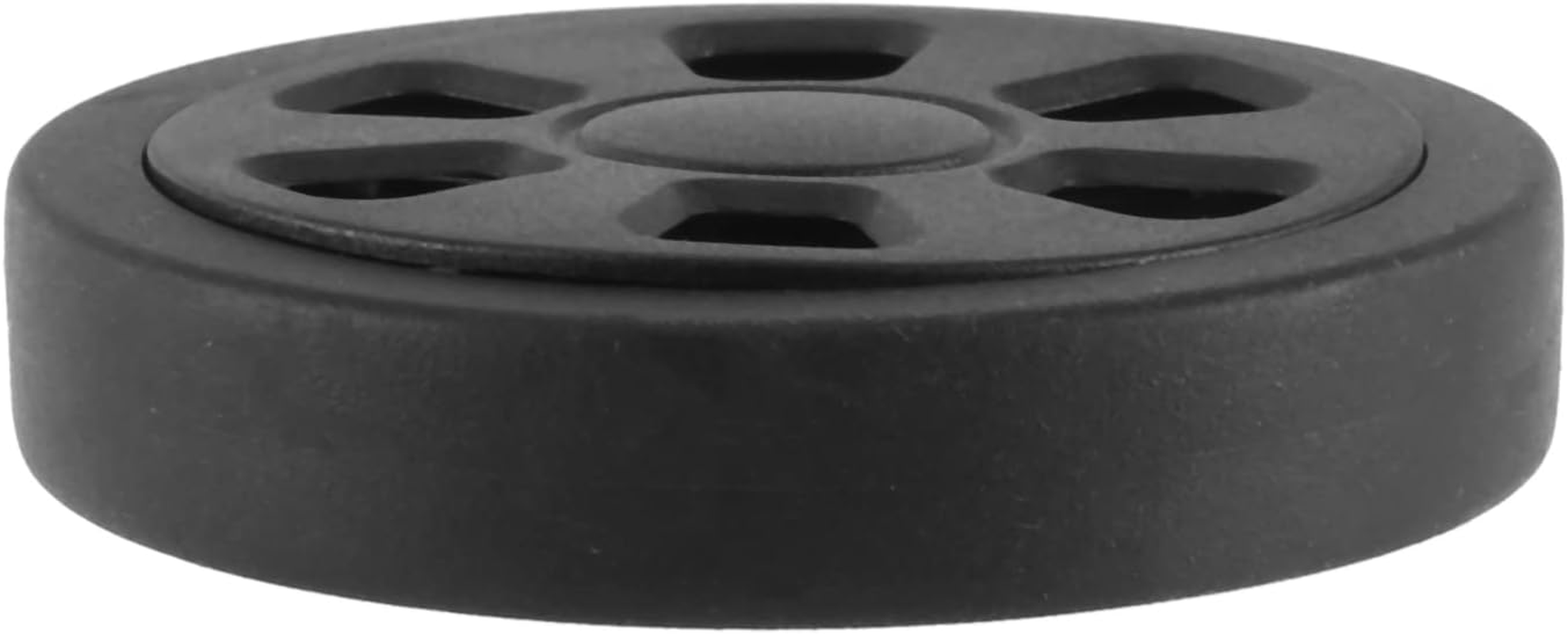 60Mmx15Mm Luggage Wheels Replacement Suitcase Replacement Wheels Luggage Suitcase Replacement Wear PU Black Pair image number 2