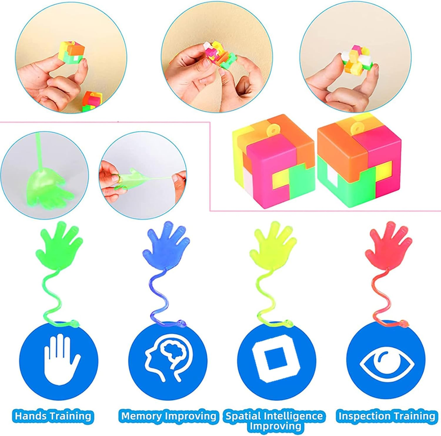 136 Pcs Party Favours for Kids Prize Box 6-8 8-12, Birthday Gifts Toys, Treasure Chest Toys, Carnival Prizes, Kids Classroom Rewards, Stocking Stuffers, Goodie Bag Items for Kids image number 2