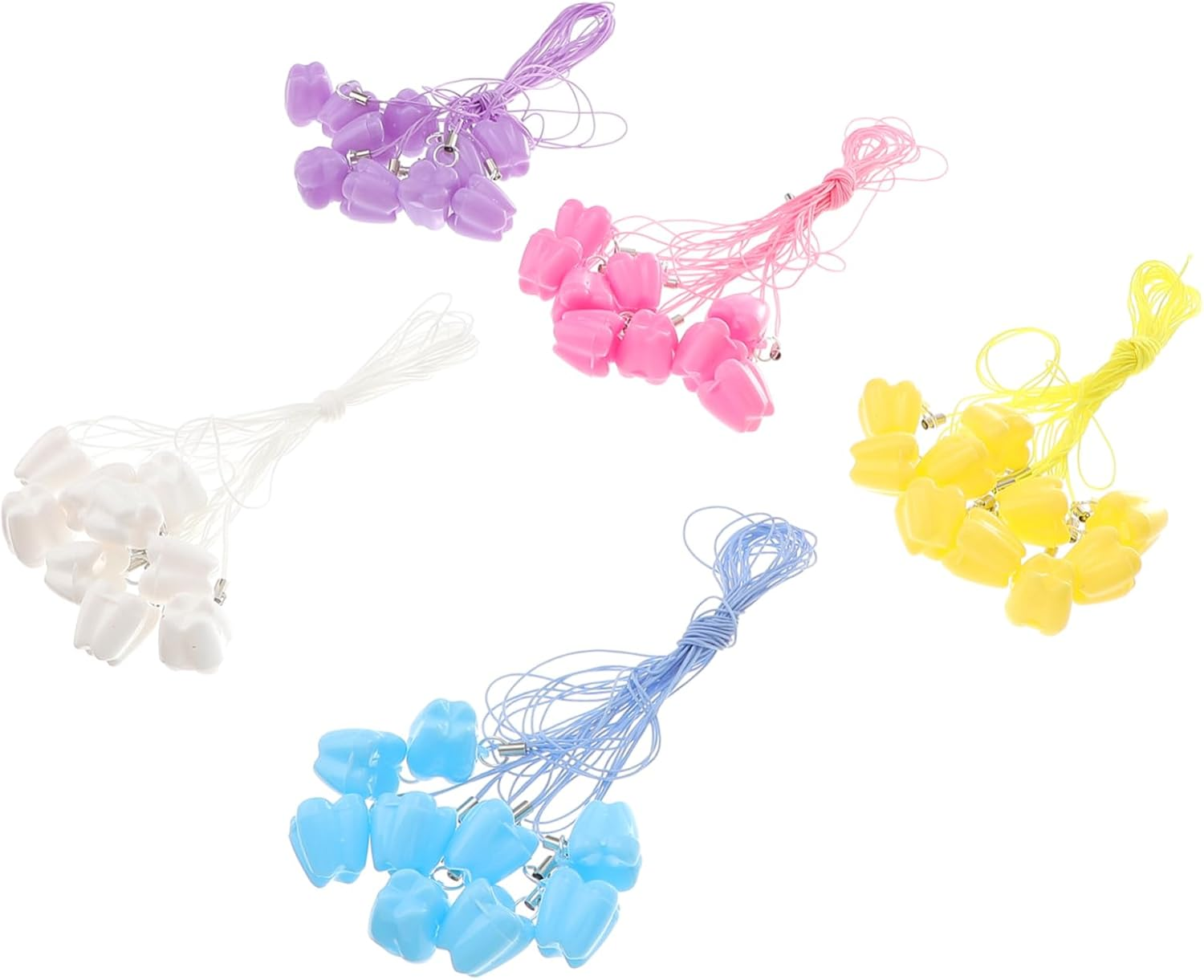 Baby Tooth Keepsake Organizer Box for Kids 50Pcs Baby Tooth Holder Storage Case for Childhood Memory Random Color image number 2