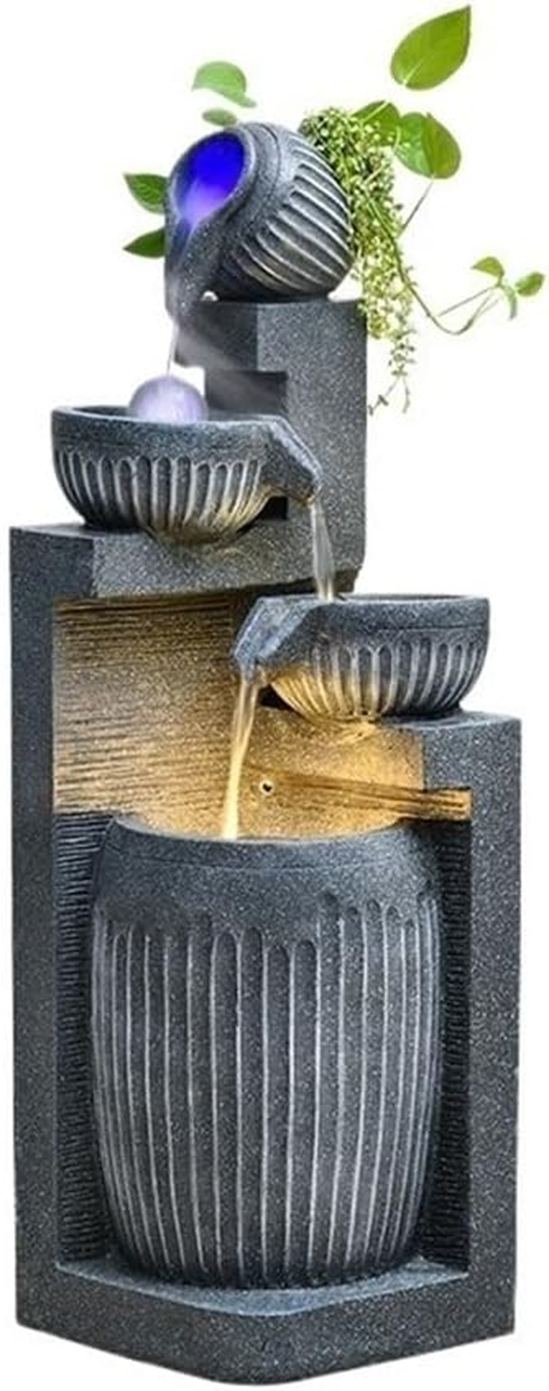 Outdoor Fountain Light Luxury Feng Shui Ball Water Ornaments Circulating Modern Simple Living Room Office Floor Fountain Decoration image number 4