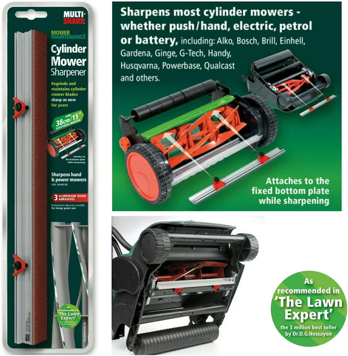 Multi-Sharp 1109 38 Cm/15 Inch Cylinder Mower Sharpener image number 3