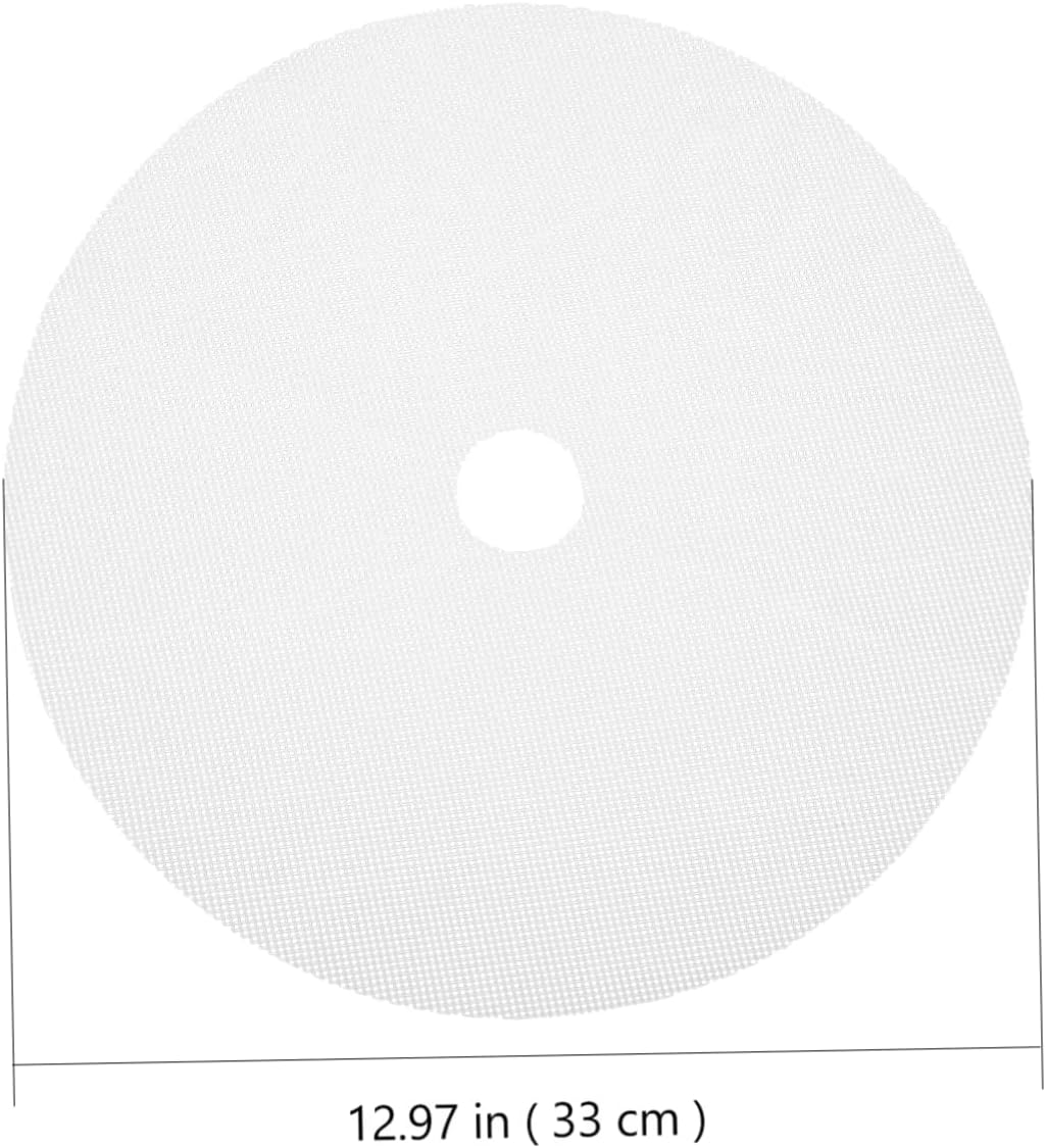 SHOWERORO 3Pcs Silicone Dehydrator Sheets for Fruit Meat Vegetables Non-Stick Reusable Mats round Drying Trays for Making and Food Preservation image number 2