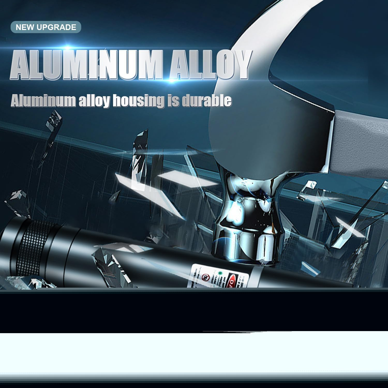 Rechargeable Green Laser Pointer High Power, Long Range Laser Pointer Green Visible Beam for Astronomy, Architecture, Outdoor Adventures image number 1