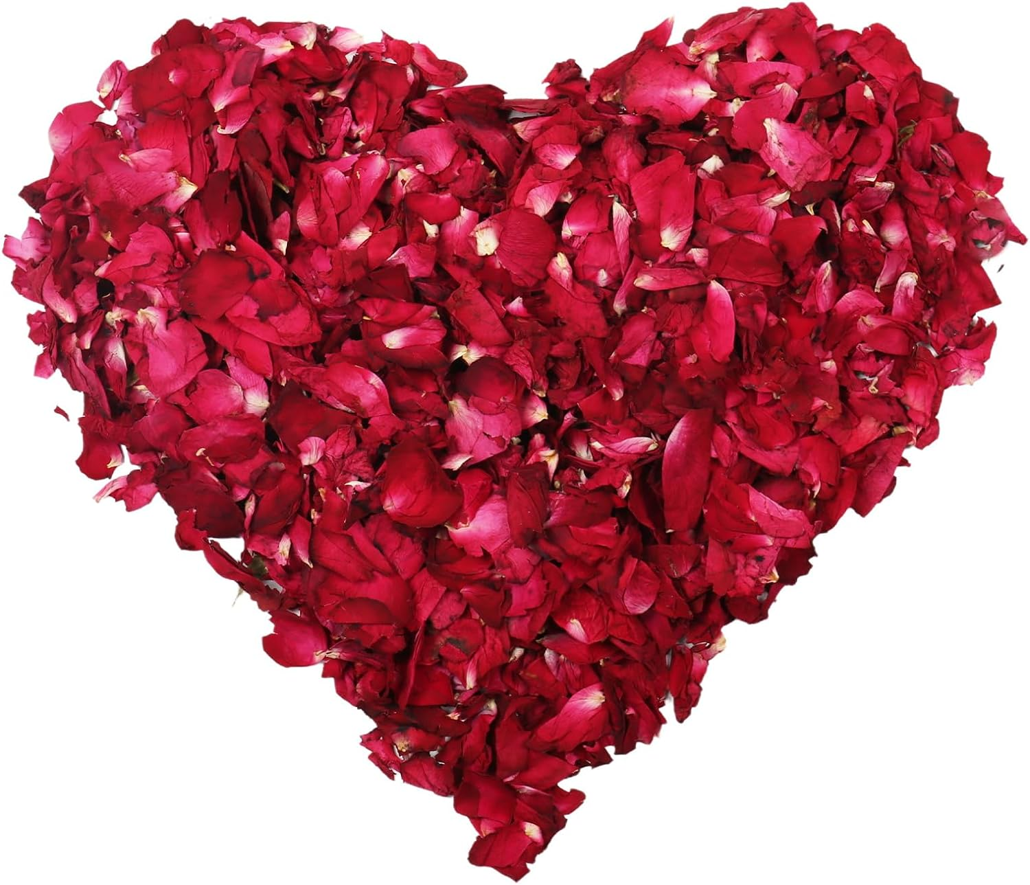 MIHUAGE Dried Rose Petals 5 OZ for Bath and Wedding Decorations - Real Natural, 150 Grams Fragrant and Perfect for Confetti Crafting and Accessories