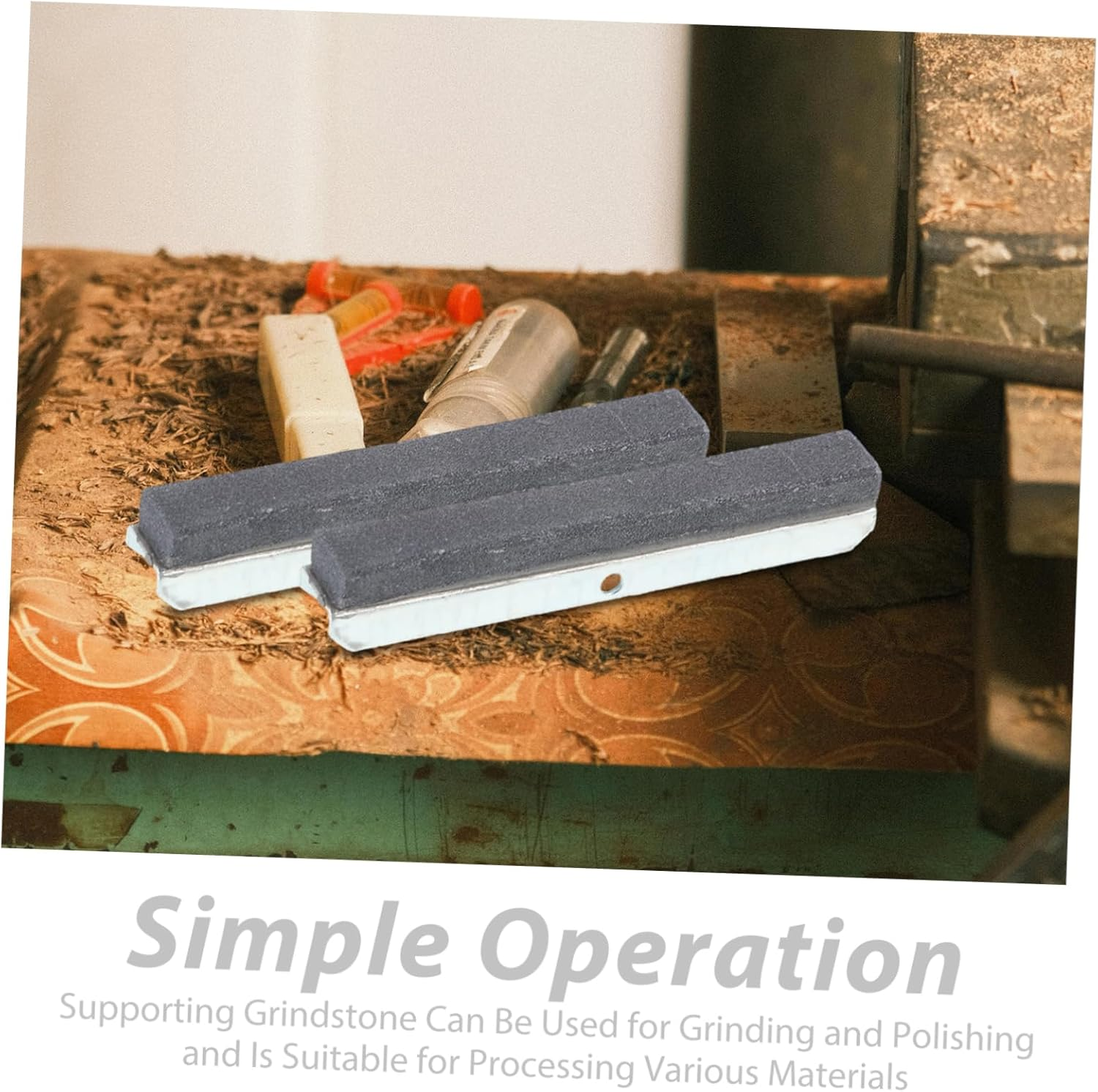 GARVALON 3-Piece Replacement Grinding Stones for Engine Cylinder Maintenance Polishing Tool Set for Automotive Repair with 3 Screws image number 3