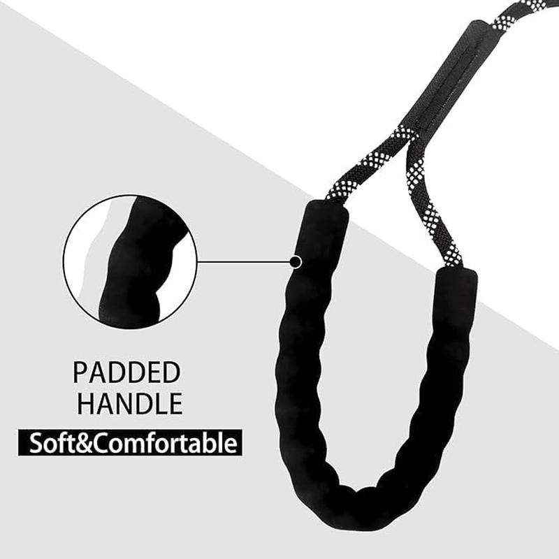 Training Lead for Dogs5M 10M 15FT 30FT Long Line Dog Lead with Soft Padded Handle Sturdy Hook Long Dog Lead, Reflective Extra Long Recall Training Lead for Dogs Walking Hiking Camping Swimming15Ft(5M)