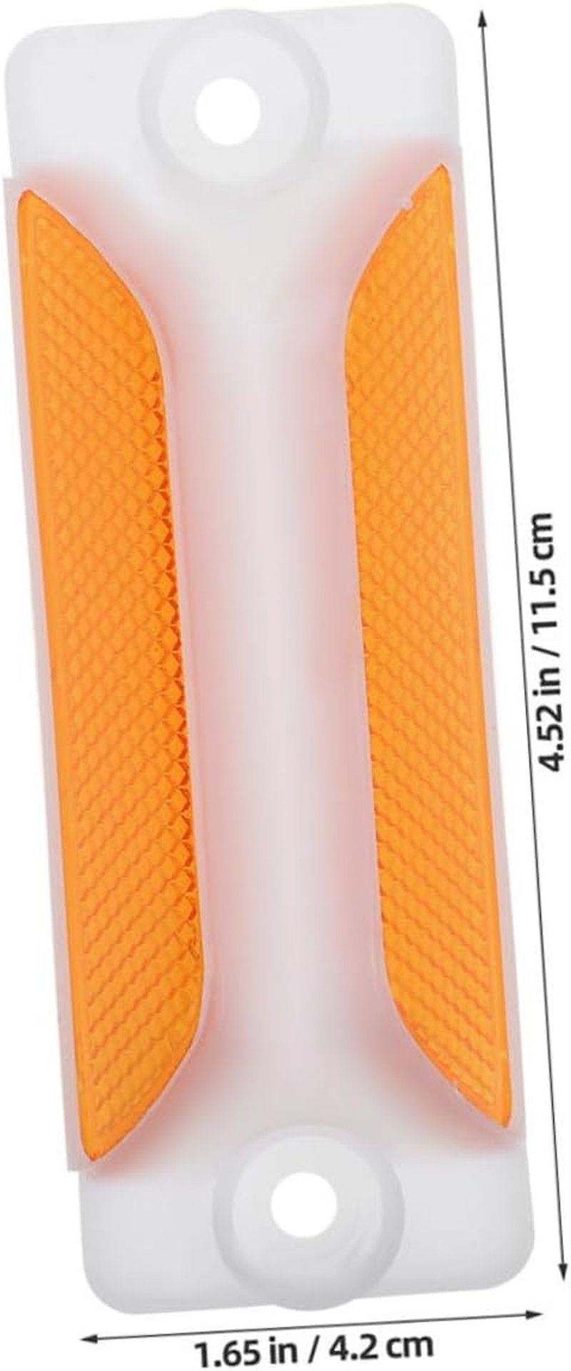 4Pcs Reflective Road Markers Driveway Delineators High Visibility Safety Pavement Guide Signs for Outdoor Traffic Control and Nighttime Visibility image number 1