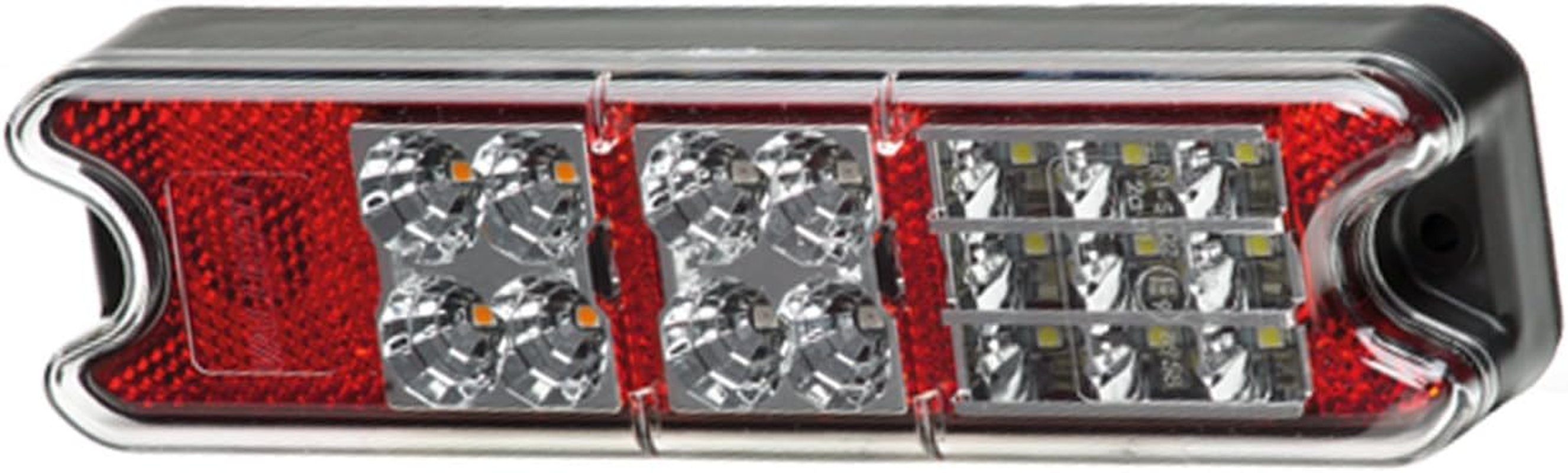HELLA VALUEFIT 2VP 357 021-011 Rearlight - LED - 24/12V - Mounting/Bolted - Lens Colour: Red/Crystal Clear - Plug: Open Cable Ends - Left/Right - Quantity: 1