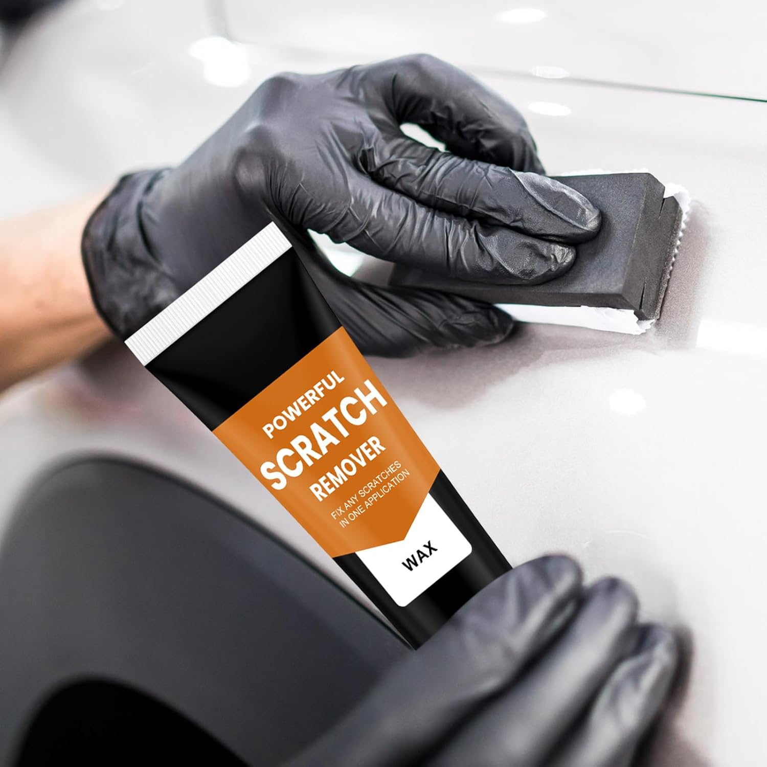 Car Deep Scratches Remover, Car Compound Scratch Remover, Polishing Rubbing Compounds for Leather Accidental Metal Windshield Exterior Damage Interior image number 6