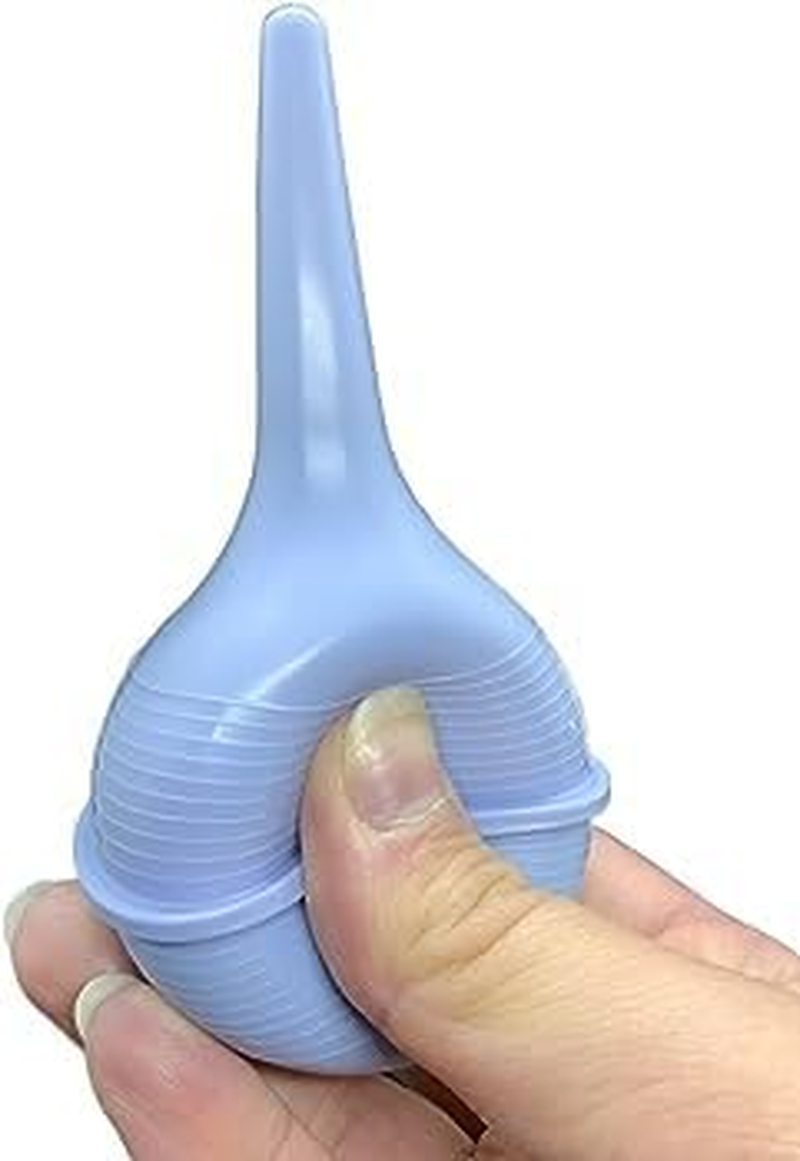 Comfort Axis Baby Nasal Aspirator and Ear Wax Bulb Syringe, Blue, 2 Oz (3 Pack) image number 2