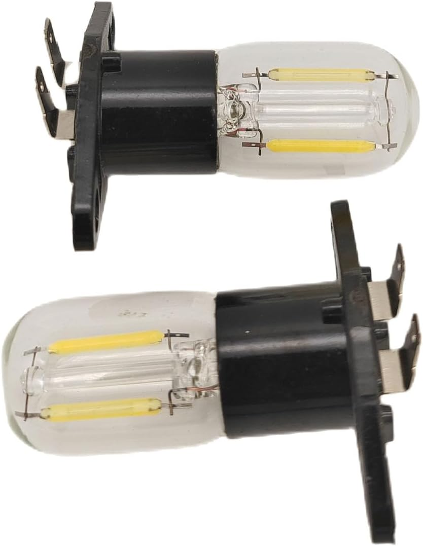 QLEE LED Microwave Bulb 1.5 W Z187 240 V Filament Light 20 W Equivalent Bulb Lamps for Refrigerator Microwave Cooker Hood Indicator Light Microwave Lamp image number 4
