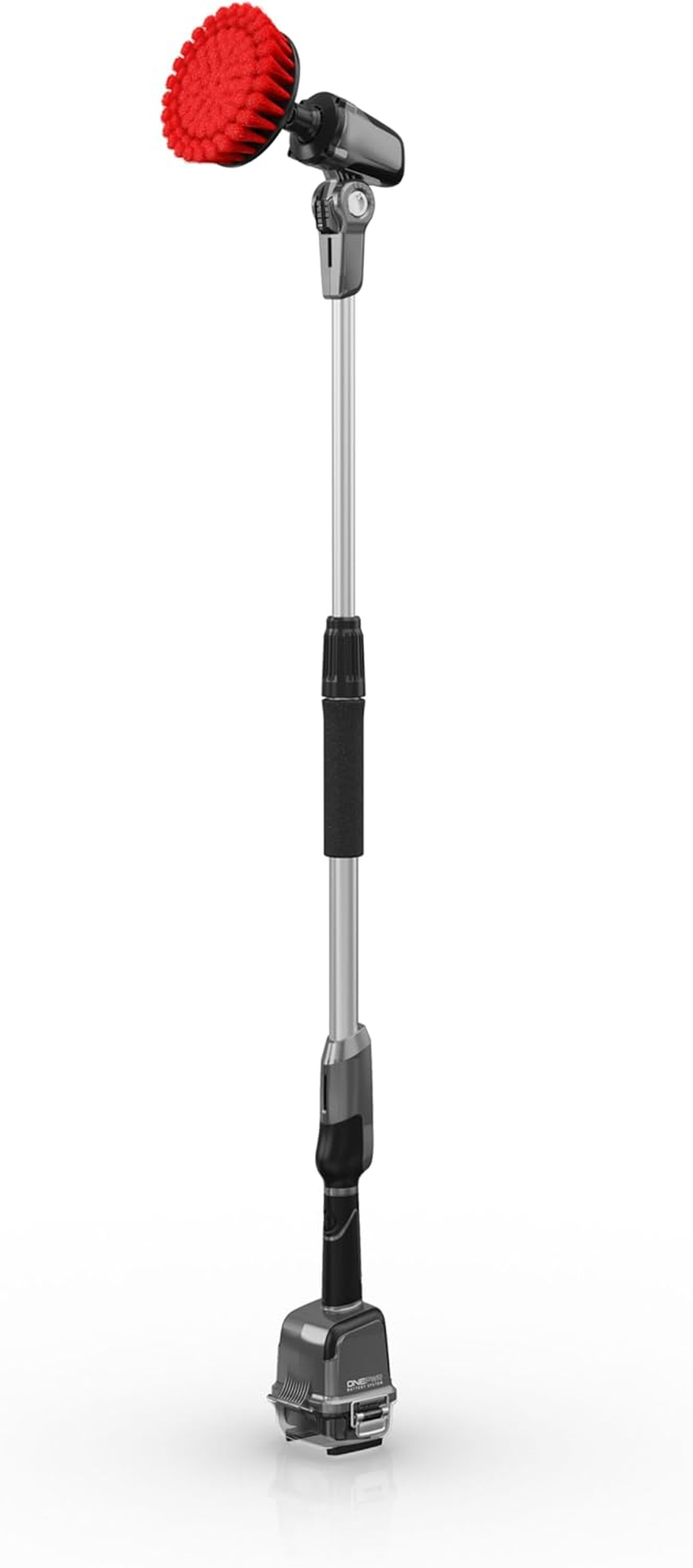 Hoover ONEPWR Telescopic Cordless Scrubber, 1M+ Extended Reach, Electric Spin Scrubber for Grout, Tile, Shower, Boats and Outdoor Cleaning, with Rechargable Battery image number 2