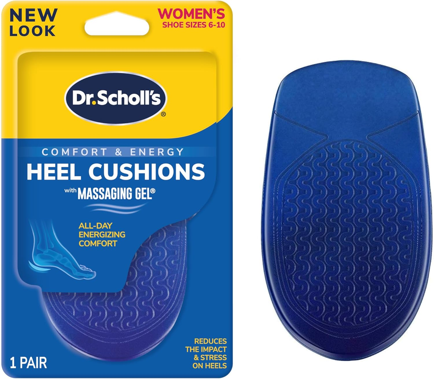 Dr. Scholl&rsquo;S Comfort Heel Cushions for Men, 1 Pair, Size 8-13 image number 4