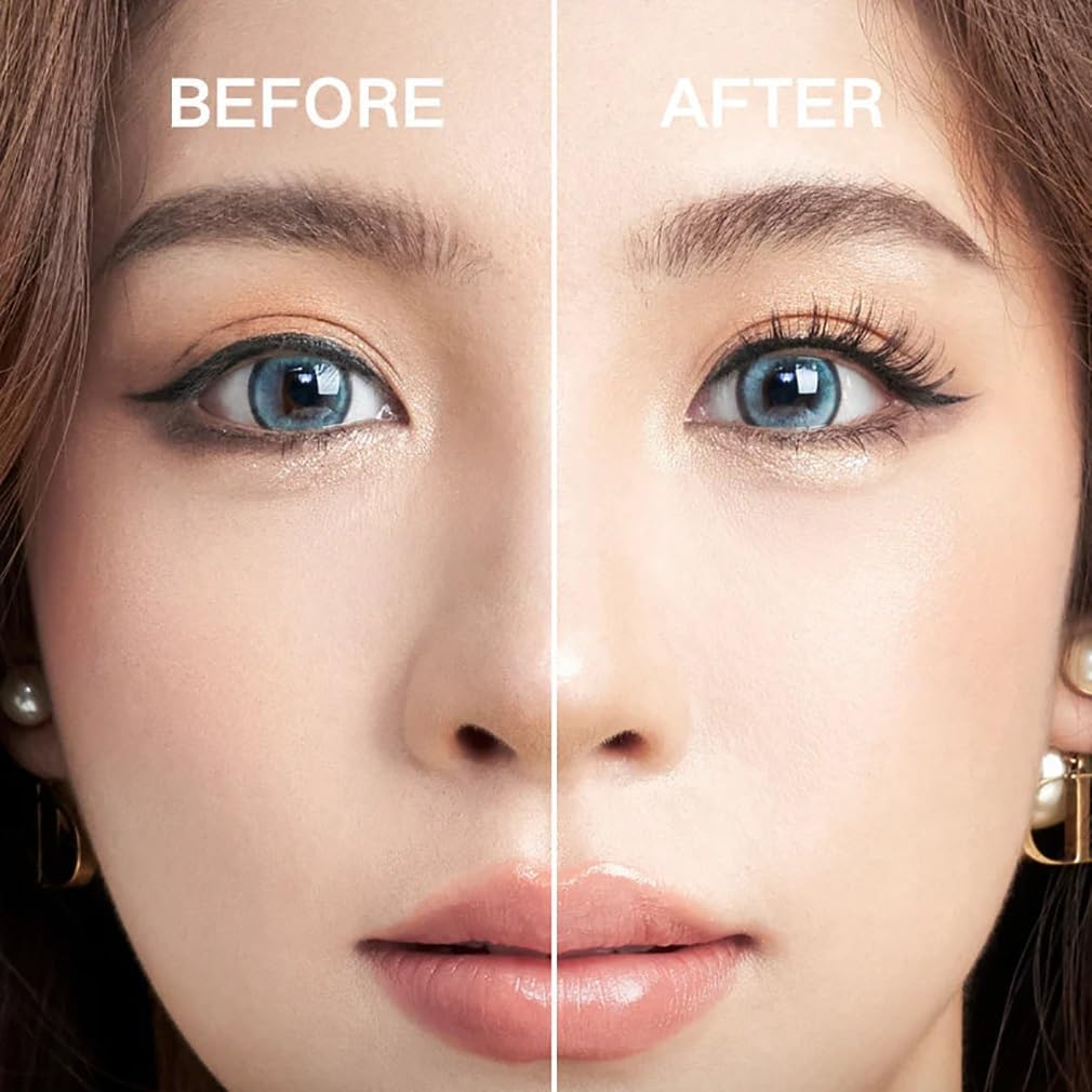 Magnetic Eyelashes with Applicator, Soft Upgrade Magnetic Lashes Natural Look, No Glue Eyeliner Needed Reusable False Eyelashes, Waterproof Lightweight Magnets Lashes for Daily(Style B,02) image number 6