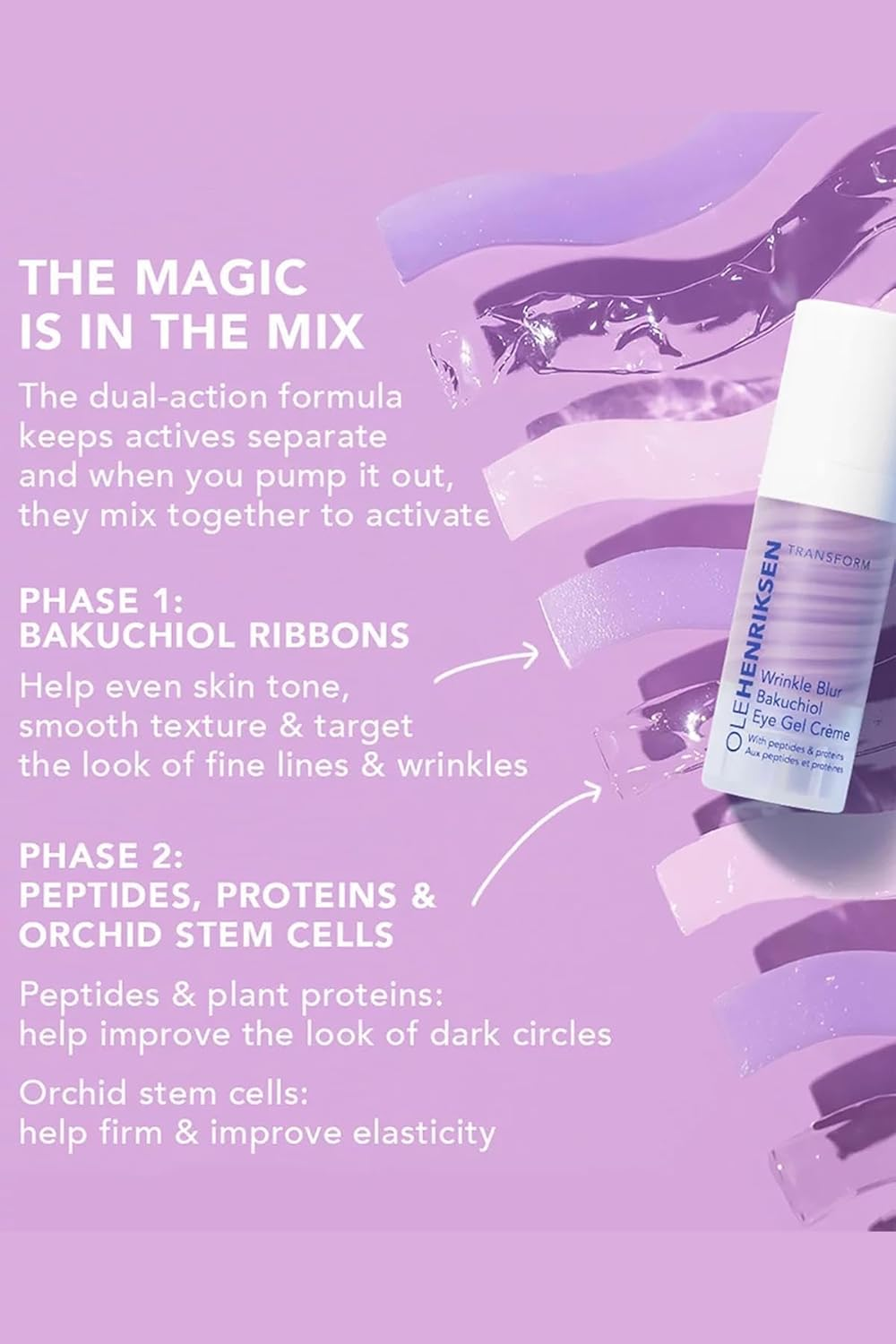 Transform Wrinkle Blur Bakuchiol Eye Gel Creme image number 3