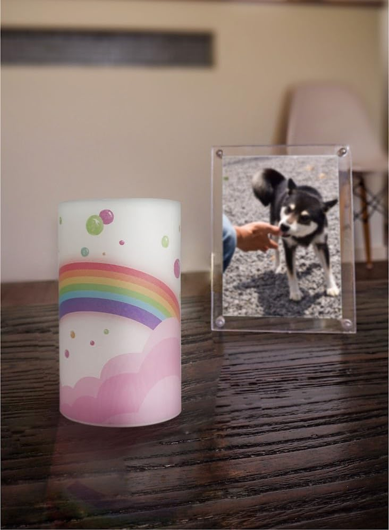 Q-FLA 783975 LED Candle Candle, M, Battery Operated, Flameless, Safe, Interior Decoration, Oppositi, Buddhist Altar, Buddhist Tools