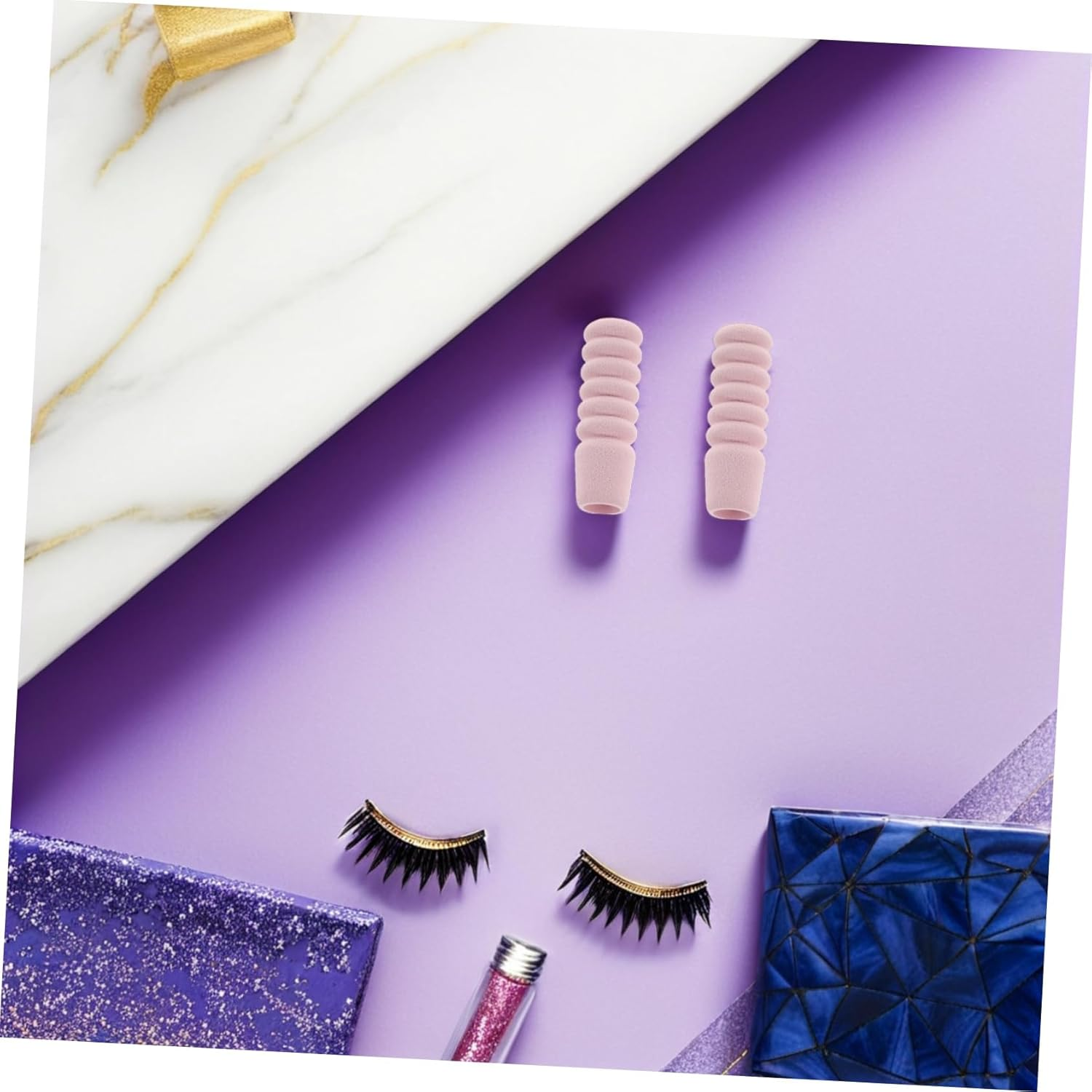 OATIPHO 60Pcs Non Slip Sponge Sleeve Cuticle Nipper Handle Covers for Professional Nail Supplies Sweat Absorbing Cold Resistant Protective Nail Art Tools Accessories for Home and Salon Use - Pink image number 1