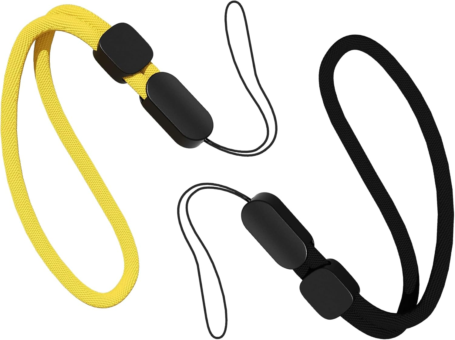 Cell Phone Lanyard Charm Set of 3, 16-20Cm Hand Wrist Strap String Braided Fabric with Adjustable Secure Lock, for Mobile Phone Camera USB Drive ID Card Key Chain image number 3