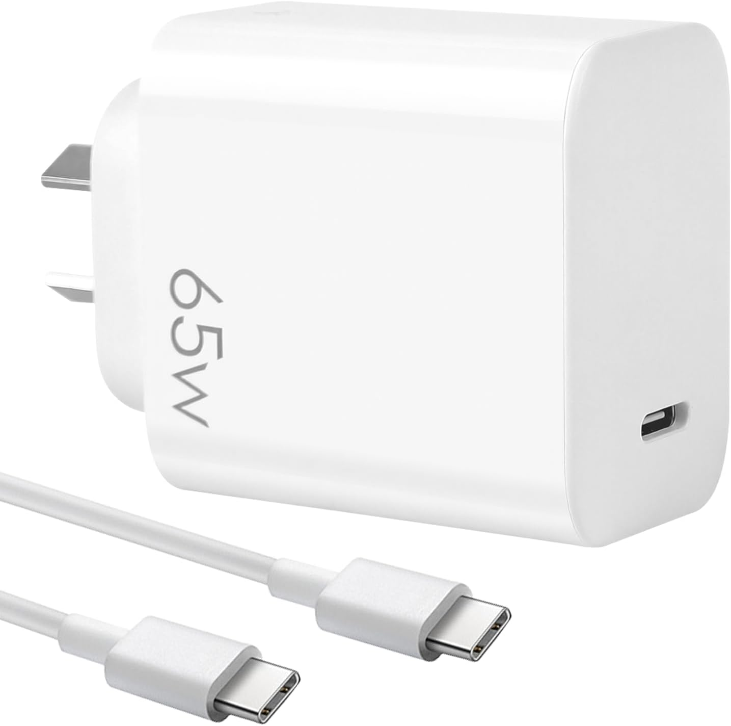 LINDIAN 65W Travel USB C Charger, Gan PD3.0 Adapter with AU Plug for Iphone 17 Pro Max/16/15, Macbook Air/Pro, HP, Dell XPS, Ipad, Galaxy S25 Ultra(Pps 45W) Pixel 10/9, Switch image number 1