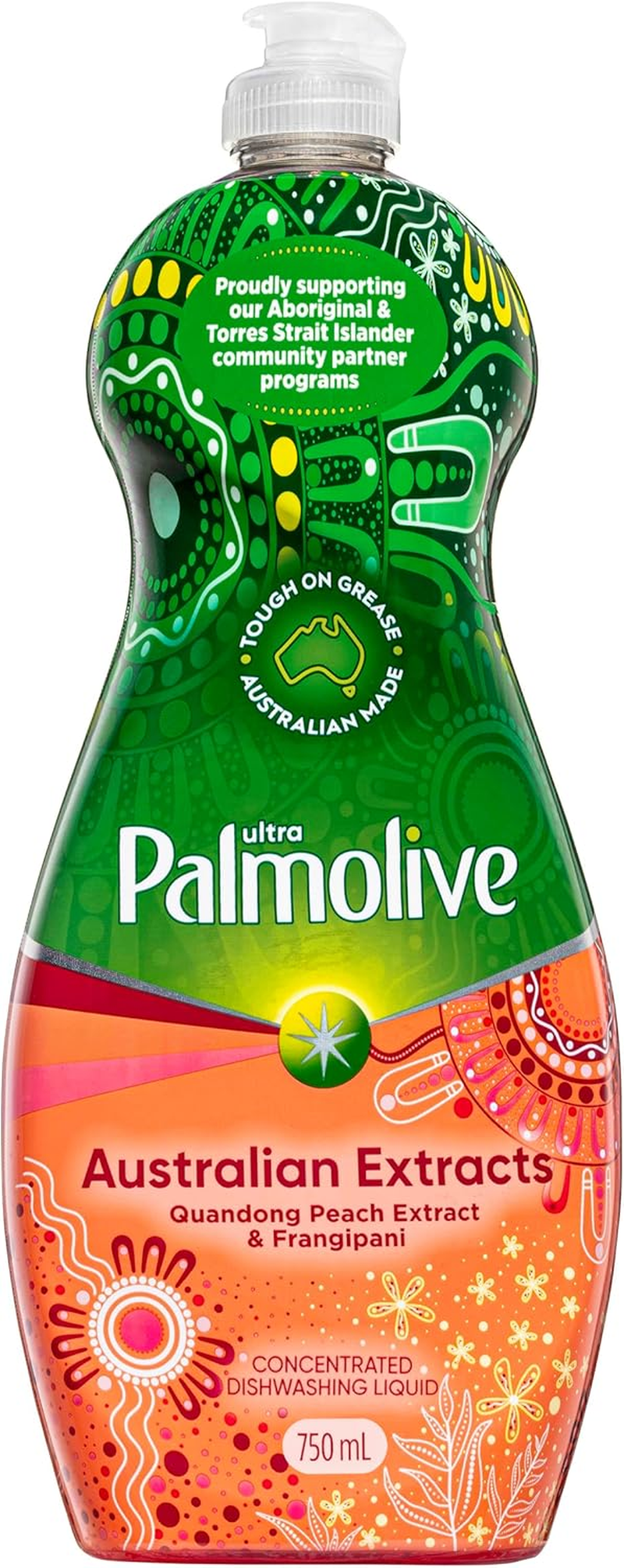Palmolive Dish Ultra Australian Extracts Dishwashing Liquid, Quandong Peach Extract and Frangipani 750Ml image number 3
