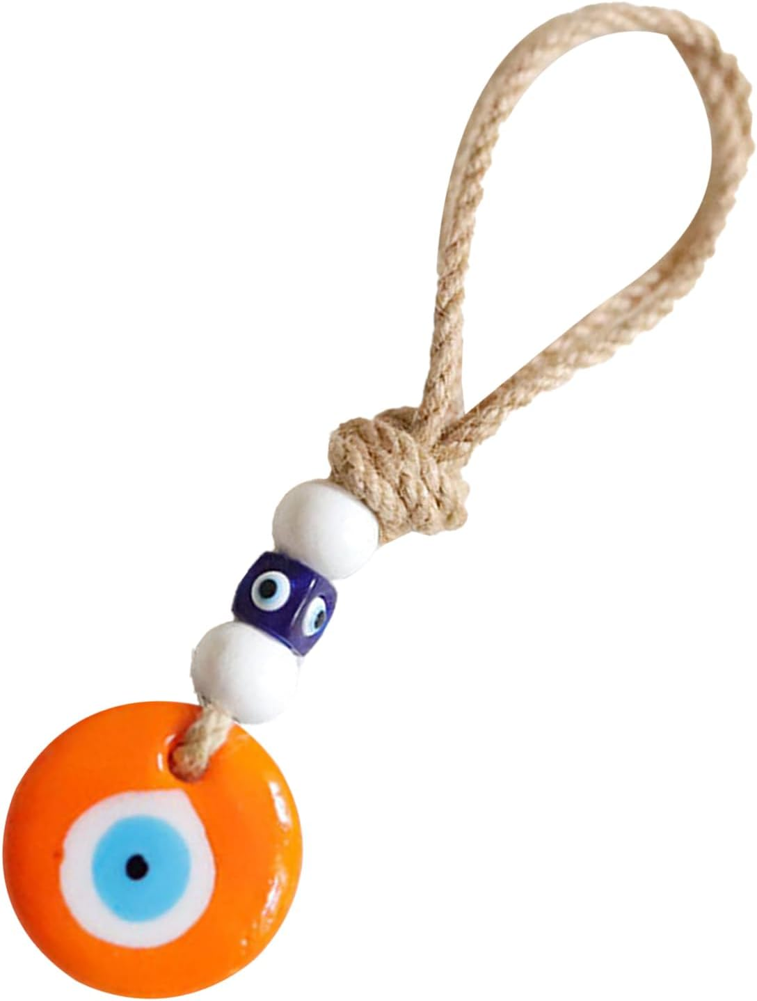 Evil Eye Ornament, Car Evil Eye Charm Car Decoration, Rear View Car Ornament, Evil Eye Charm Car, Evil Eye Car Ornament for Car, Rear View, Window, Door, Balcony - Lightblue image number 7