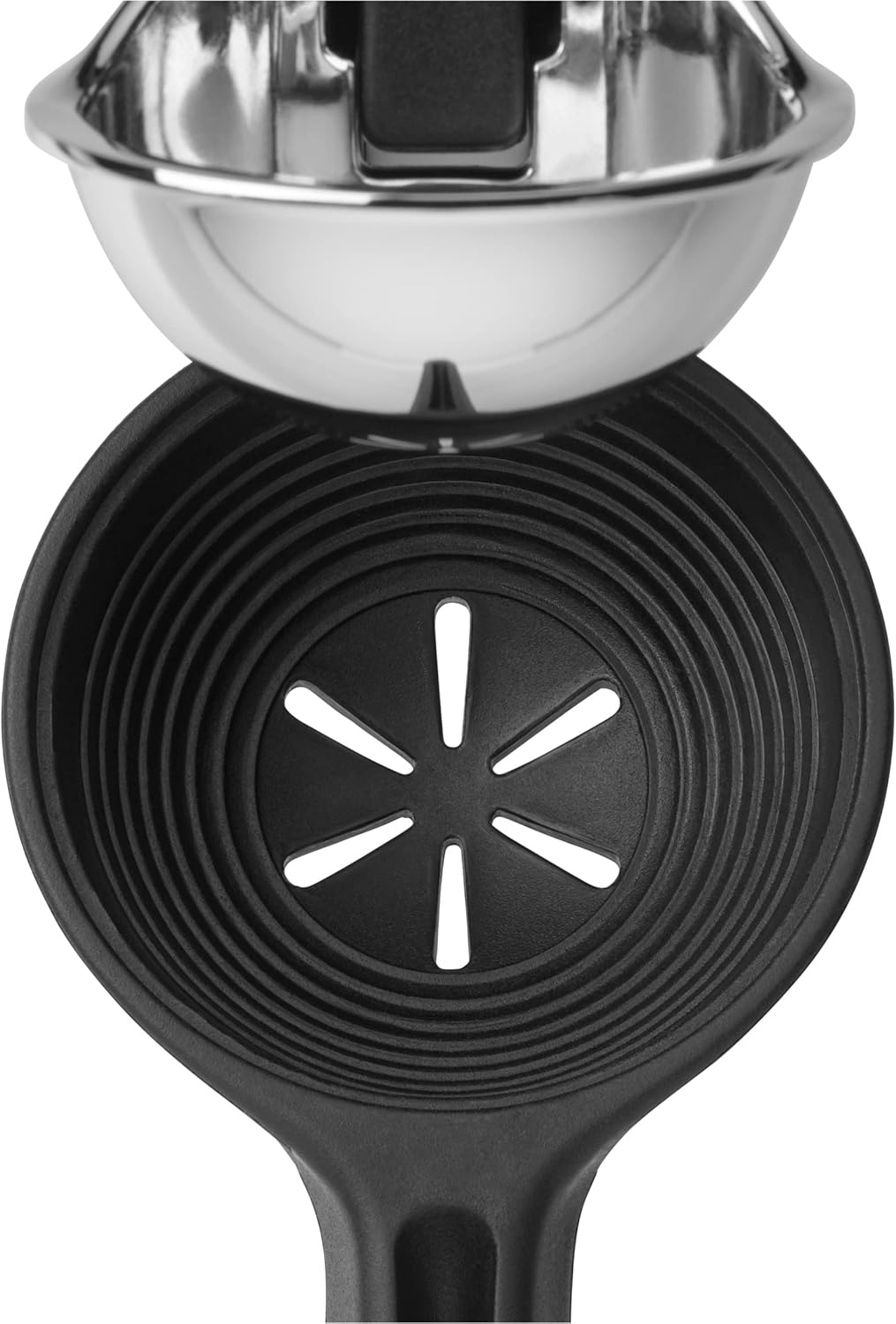 WMF 26 Cm Lemon Squeezer with Plastic Handles, Stainless Steel, Black image number 2
