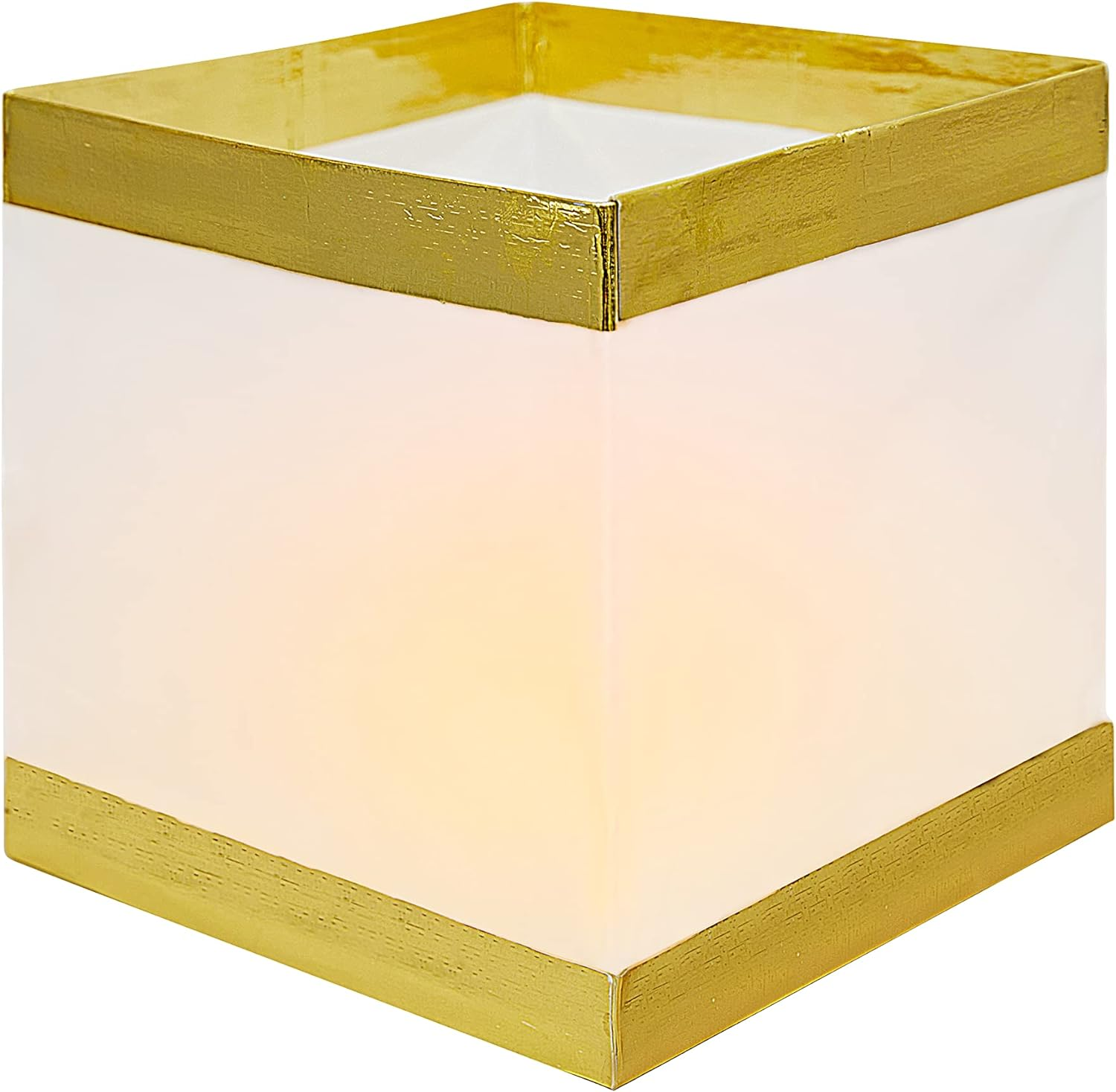 FUELYE 20Pack 5.9" Inch Square Floating Candles Lantern Set,Outdoor Decoration Waterproof Floating Lanterns for the Pool,River,Memorials,Wedding,Bar and Parties