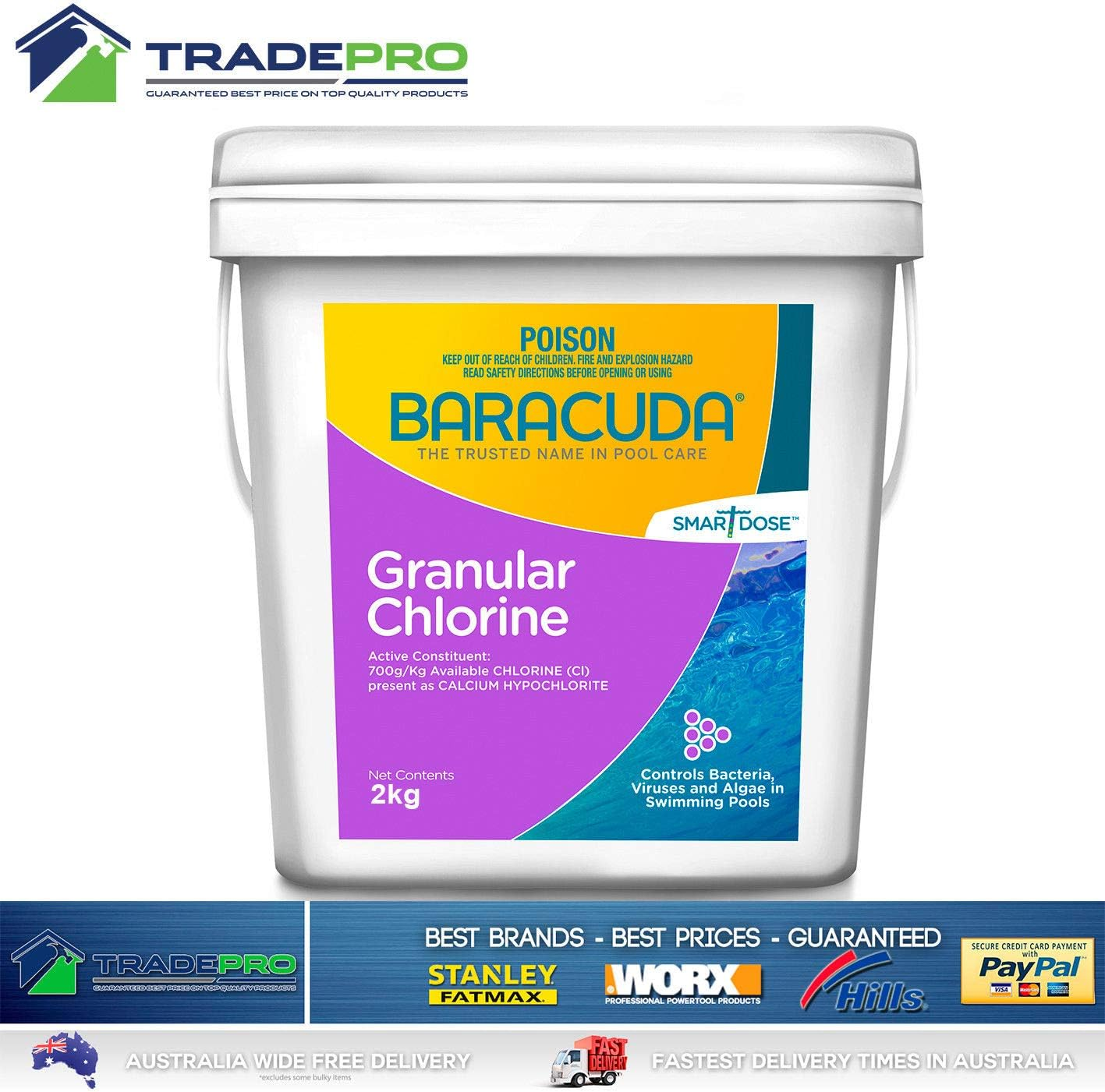 Baracuda Granular Chlorine, 2Kg